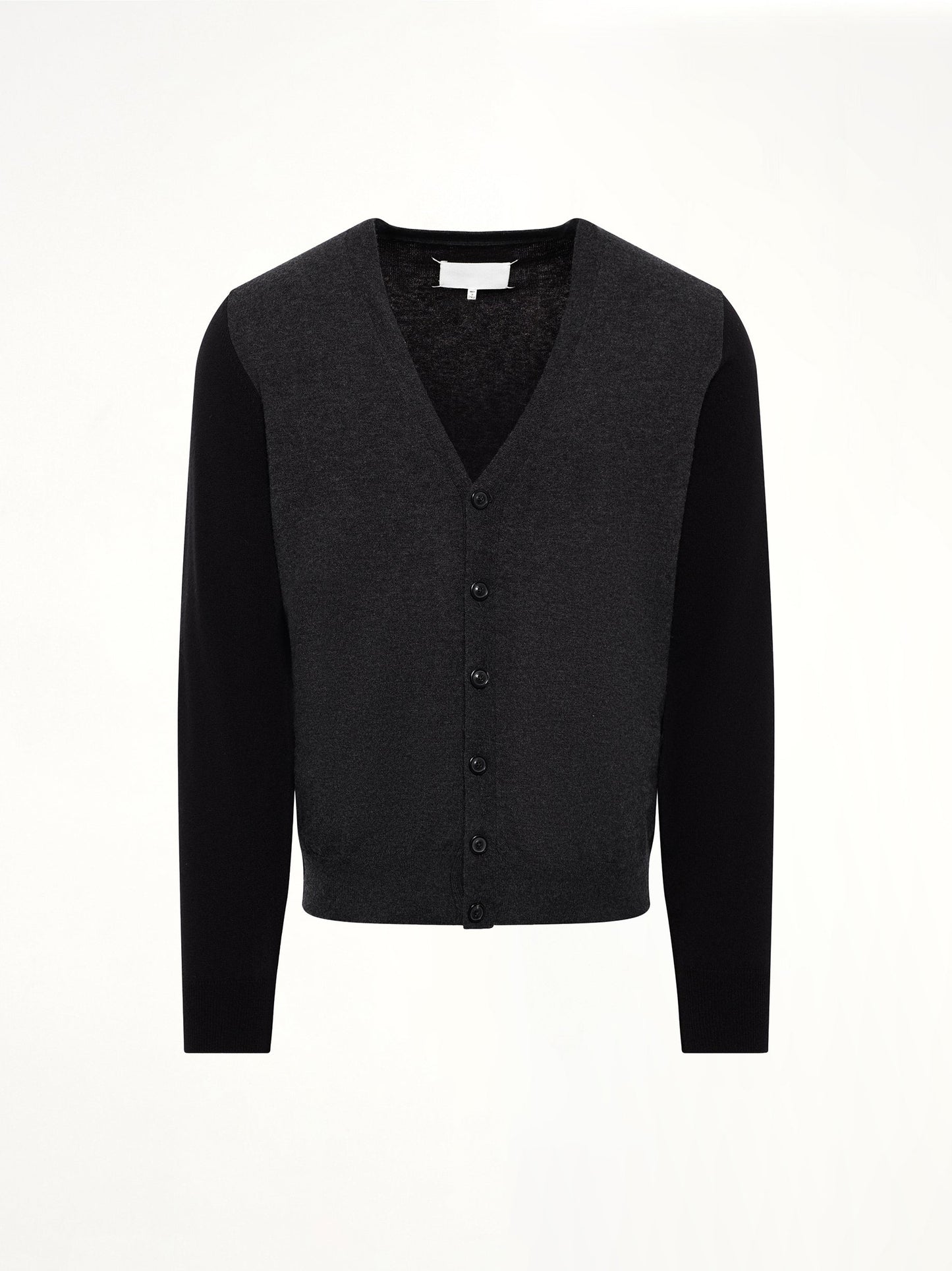 MAISON MARGIELA Two-Tone Cardigan (Grey)
