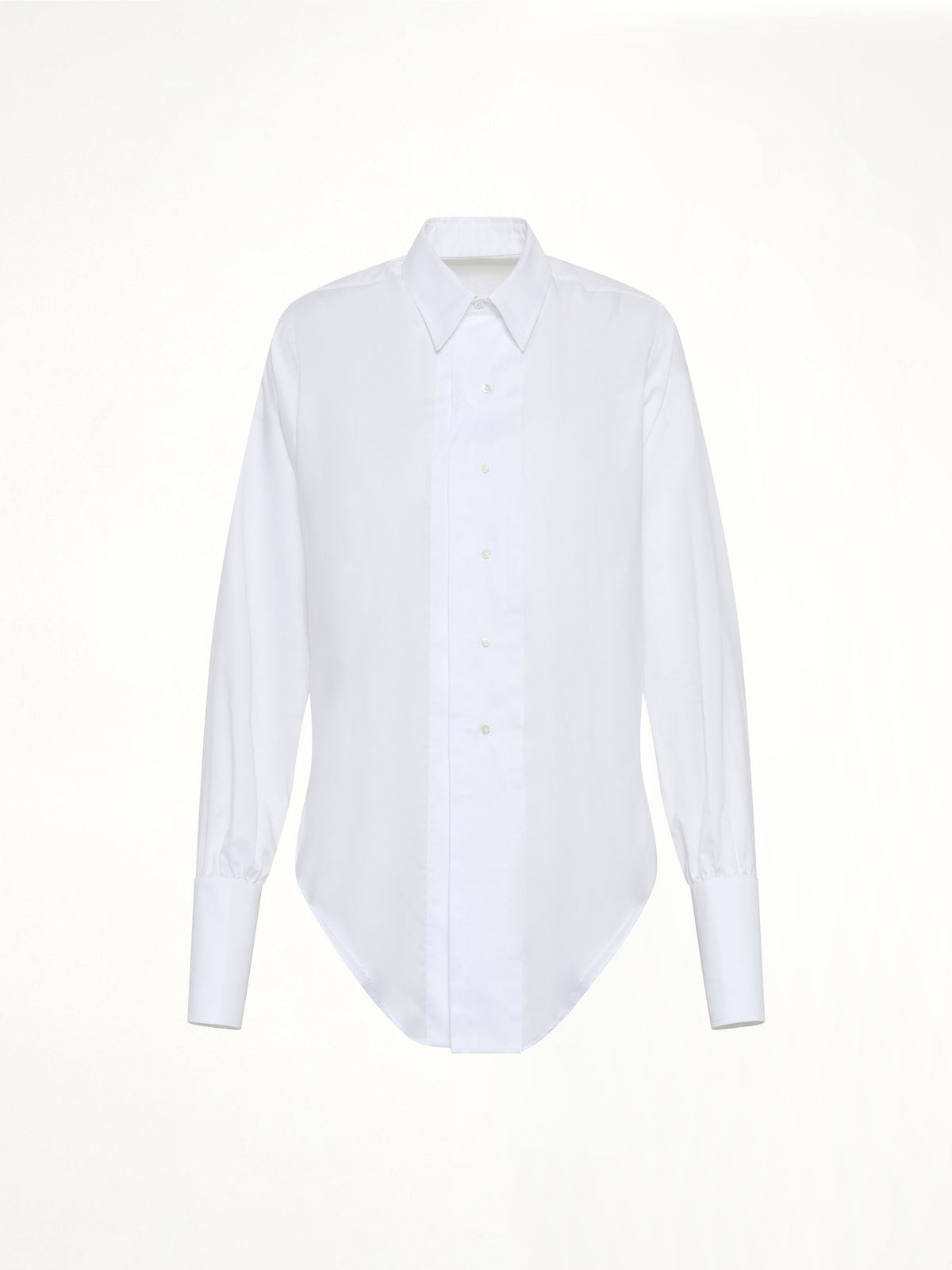MAISON MARGIELA Long-sleeved Shirt (White)