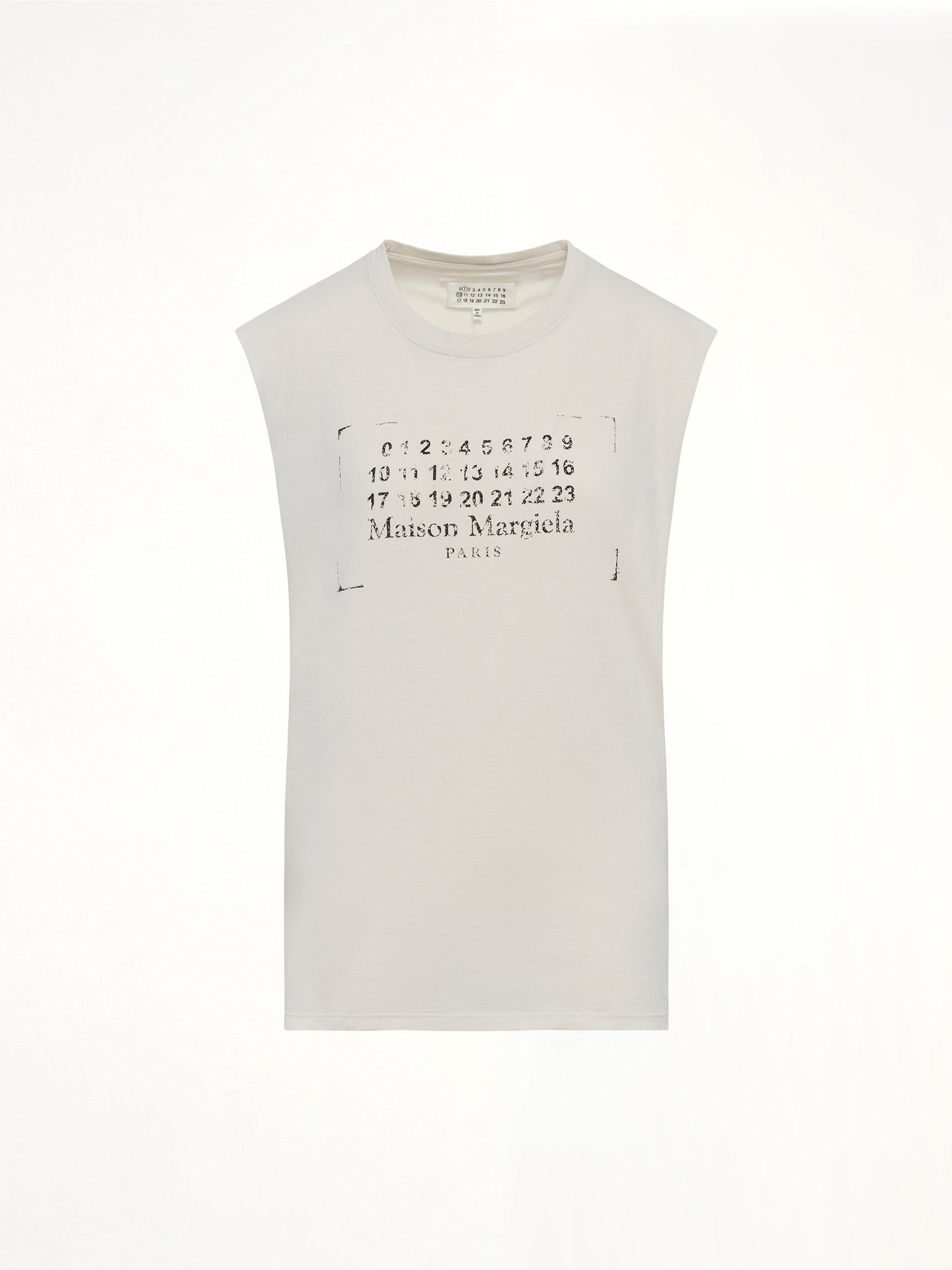 MAISON MARGIELA Logo Tank Top (Butter)