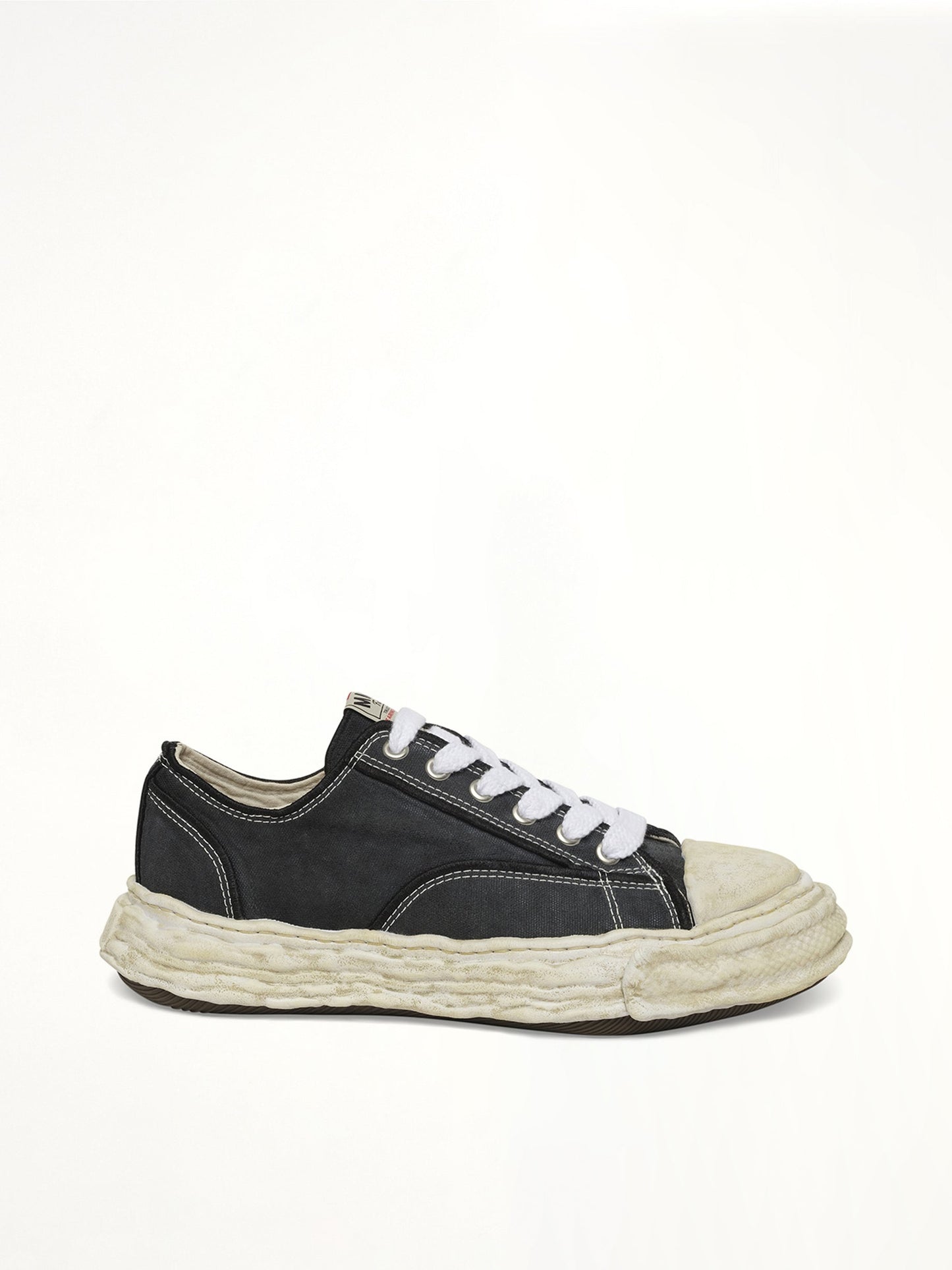 Image of Sneakers. Product name - Peterson 23 OG Sneaker in Black colour by brand - MAISON MIHARA YASUHIRO