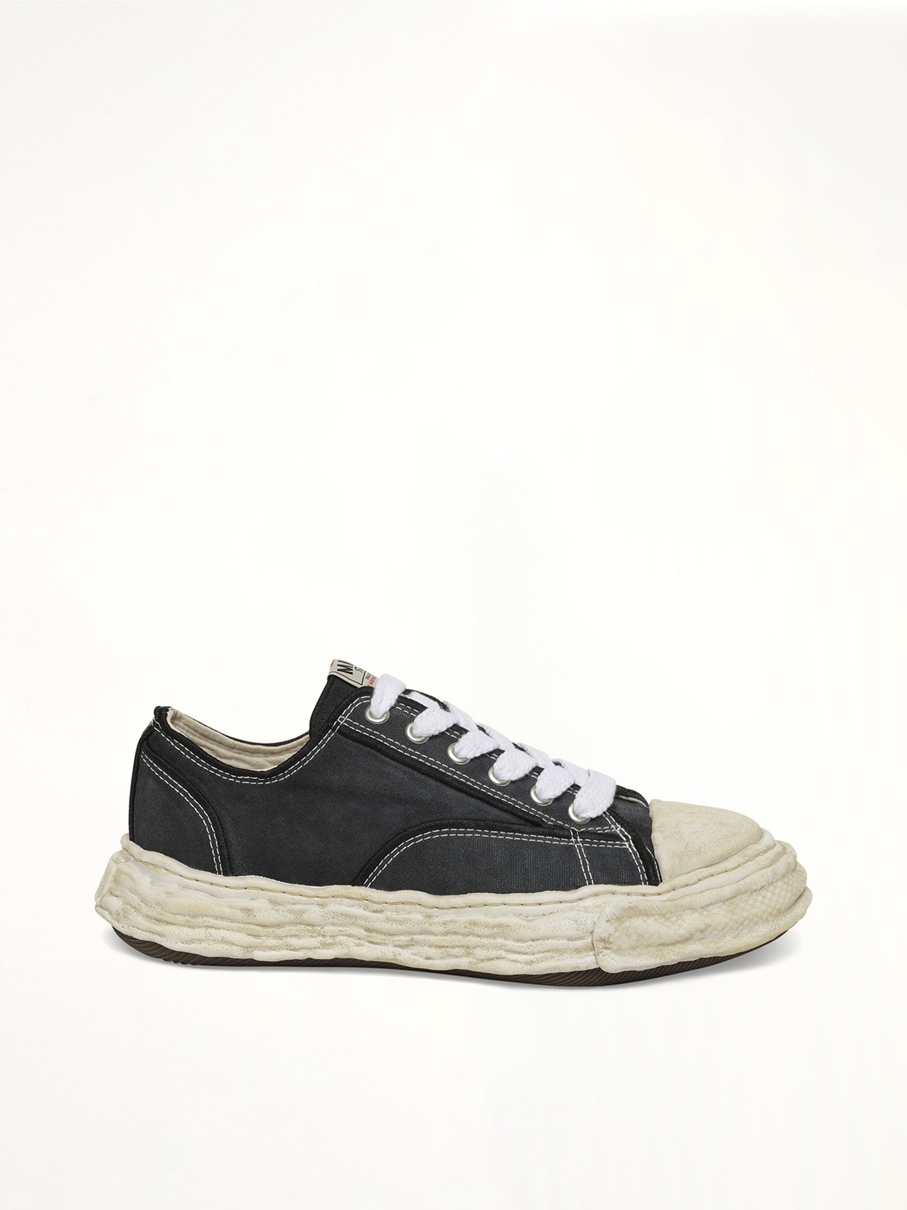 Image of Sneakers. Product name - Peterson 23 OG Sneaker in Black colour by brand - MAISON MIHARA YASUHIRO