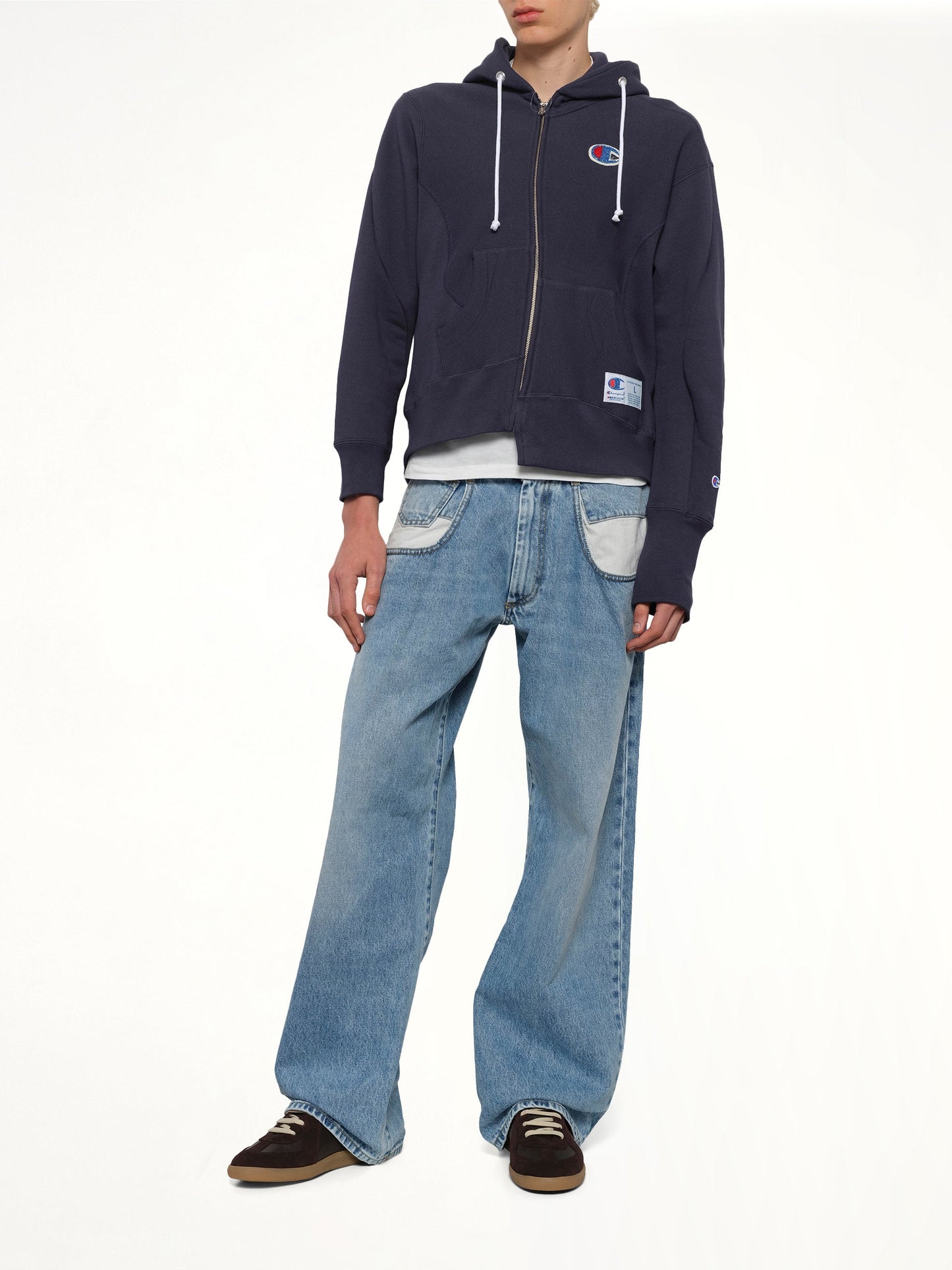 Undercover X Champion Zip Hoodie (Navy)