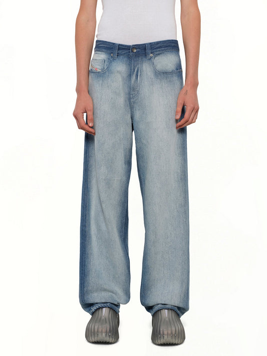 Image of Jeans. Product name - 2001 D-MACRO-FSI2 Jeans in Blue colour by brand - DIESEL