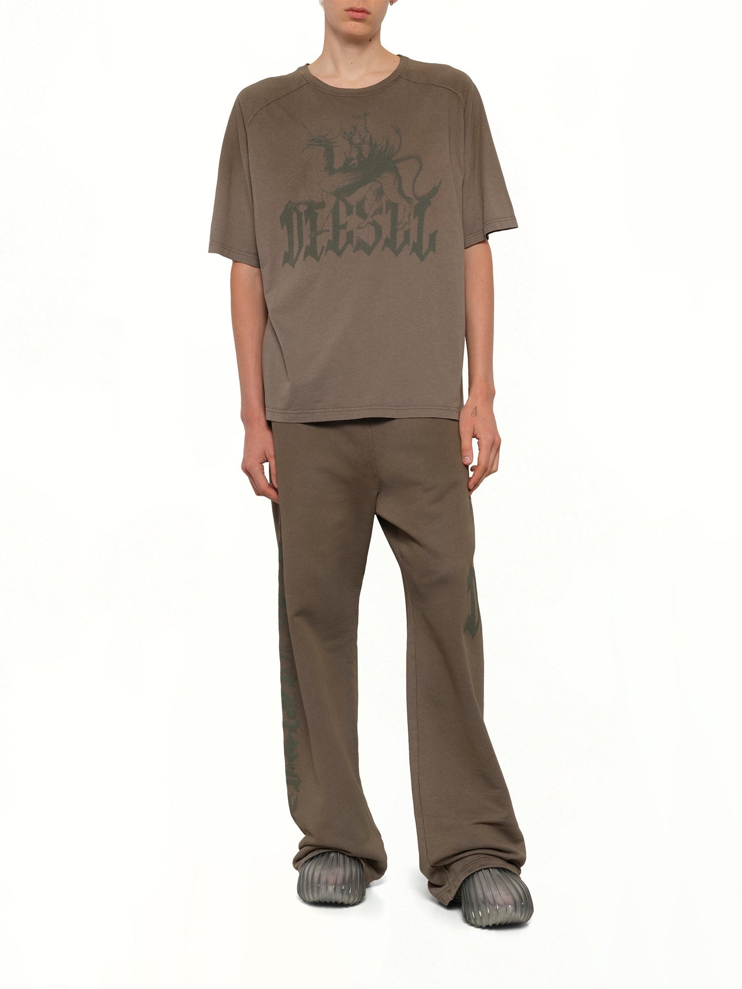 DIESEL T-JUSSI-A T-Shirt (Brown)
