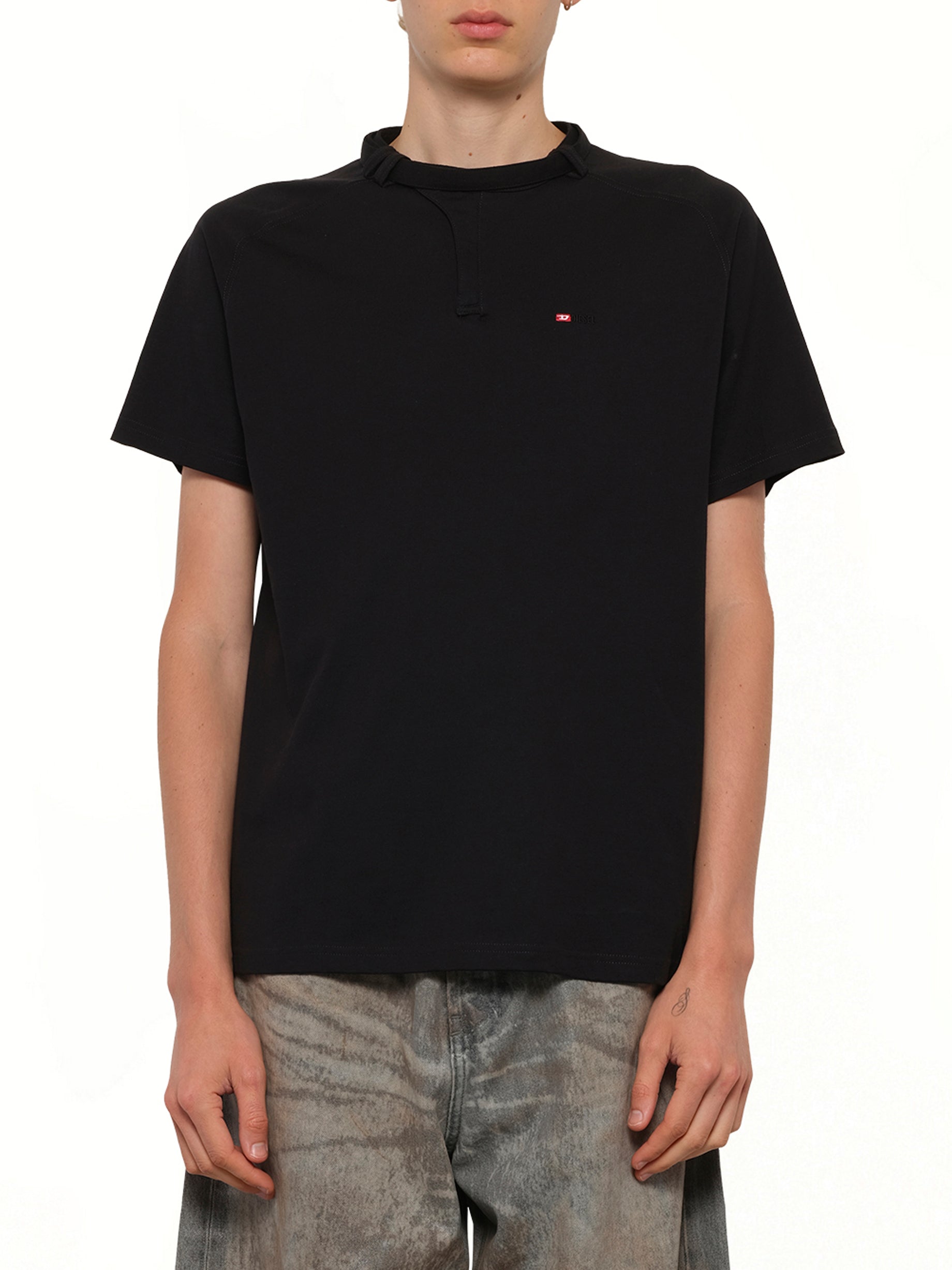 Image of T-Shirts. Product name - T-KAUKO T-Shirt in Black colour by brand - DIESEL