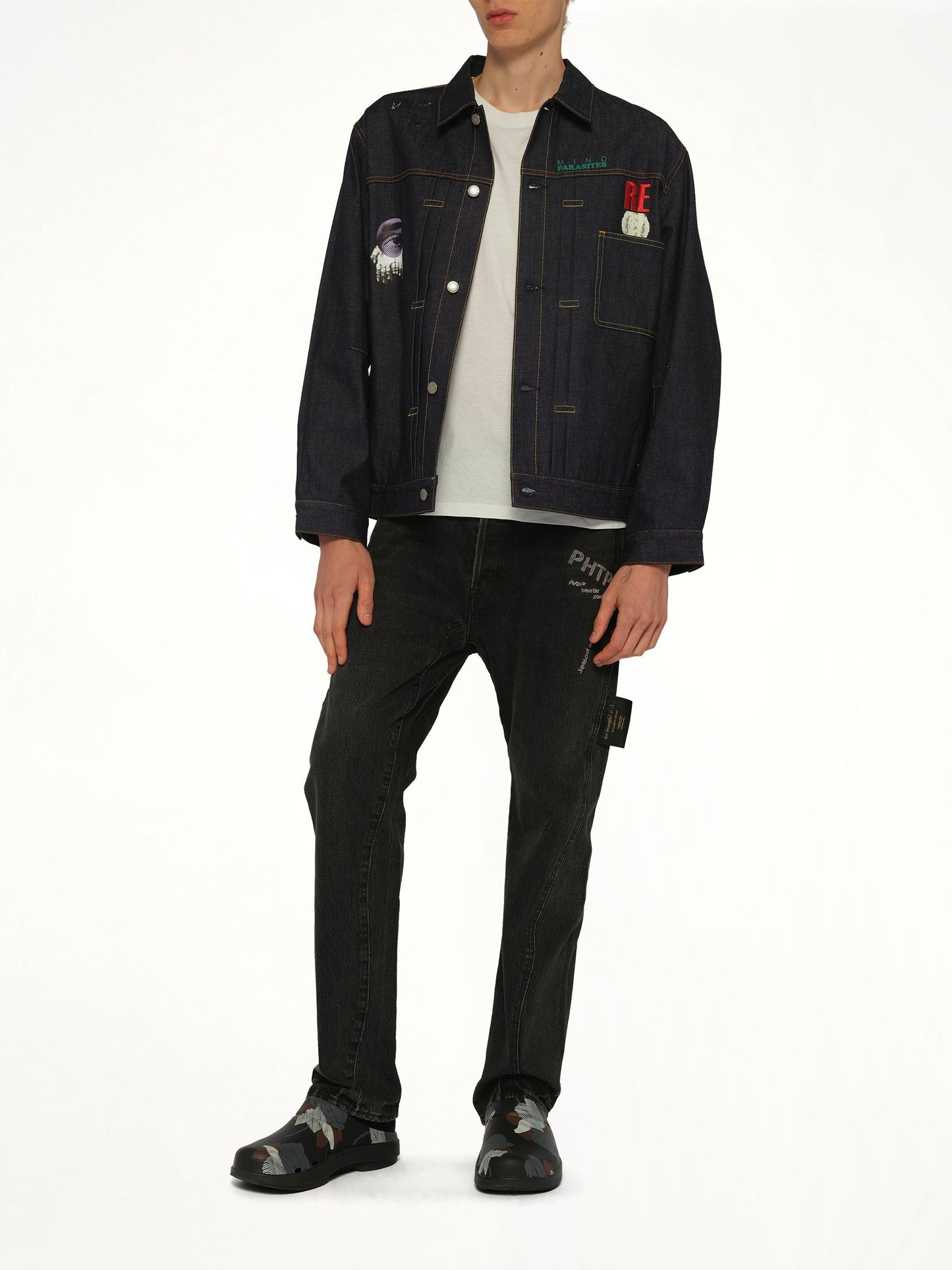 UNDERCOVER Mind Parasite Denim Jacket (Indigo)