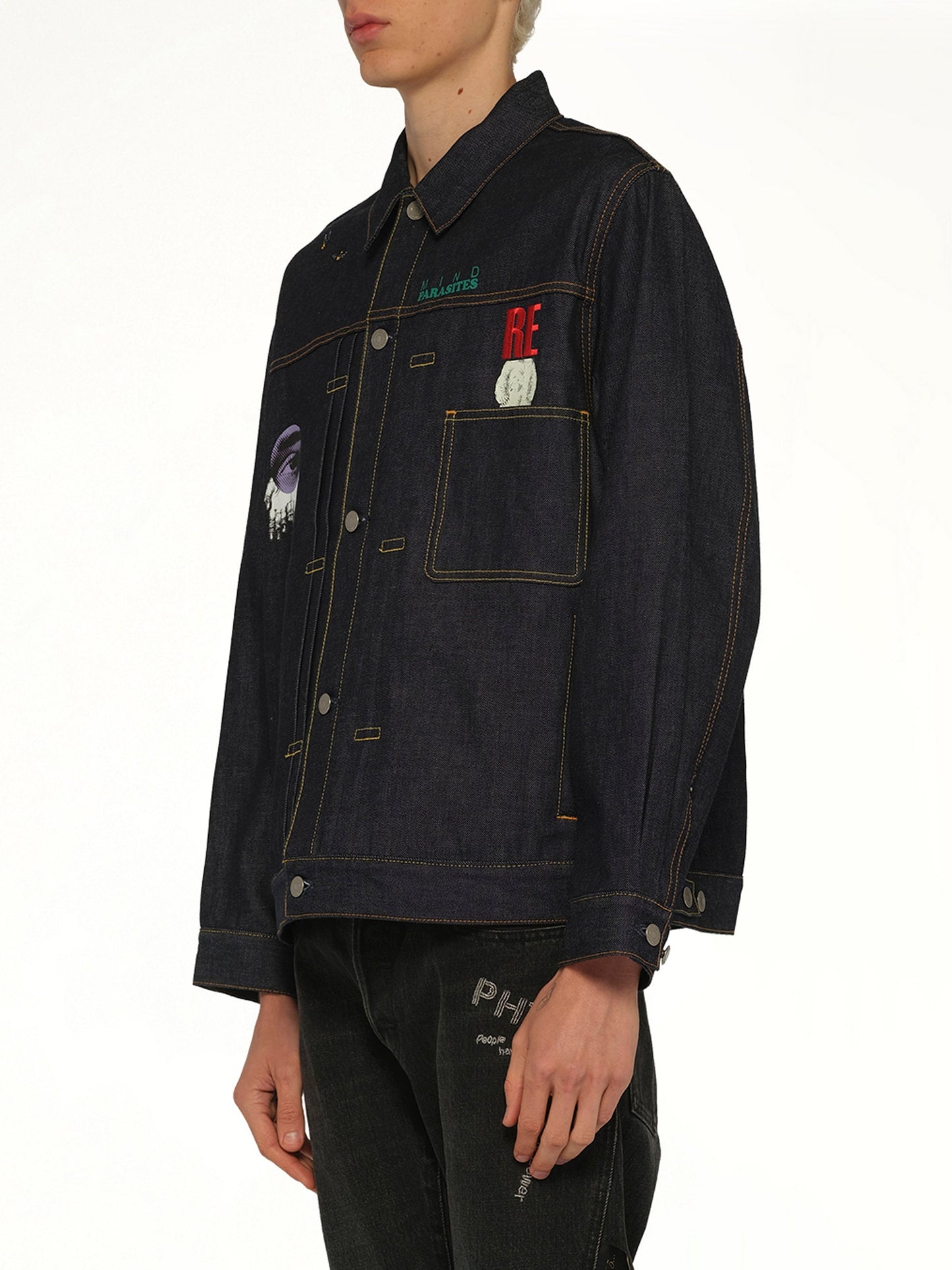 UNDERCOVER Mind Parasite Denim Jacket (Indigo)