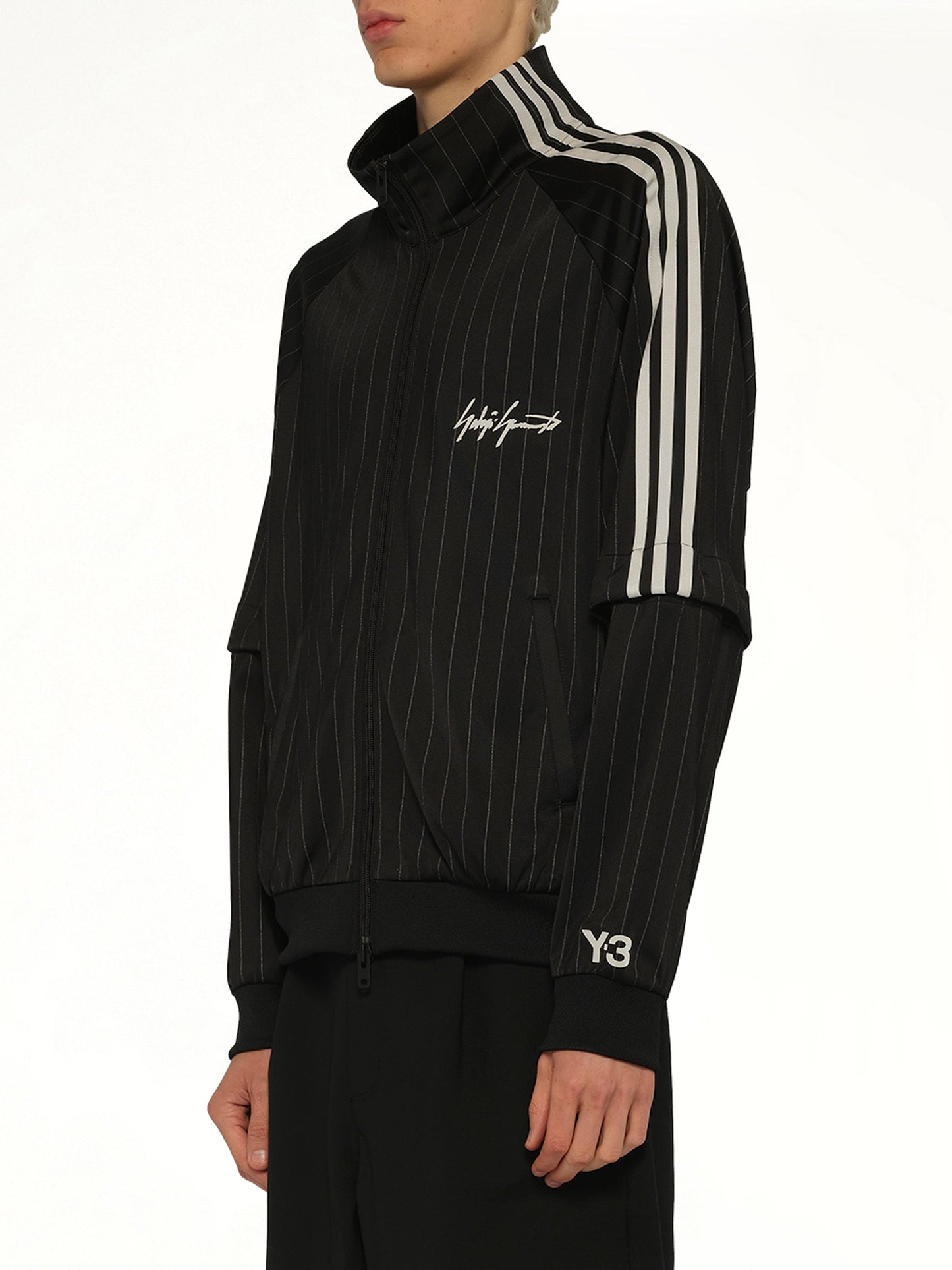 Y-3 Pinstripe Track Top (Black)