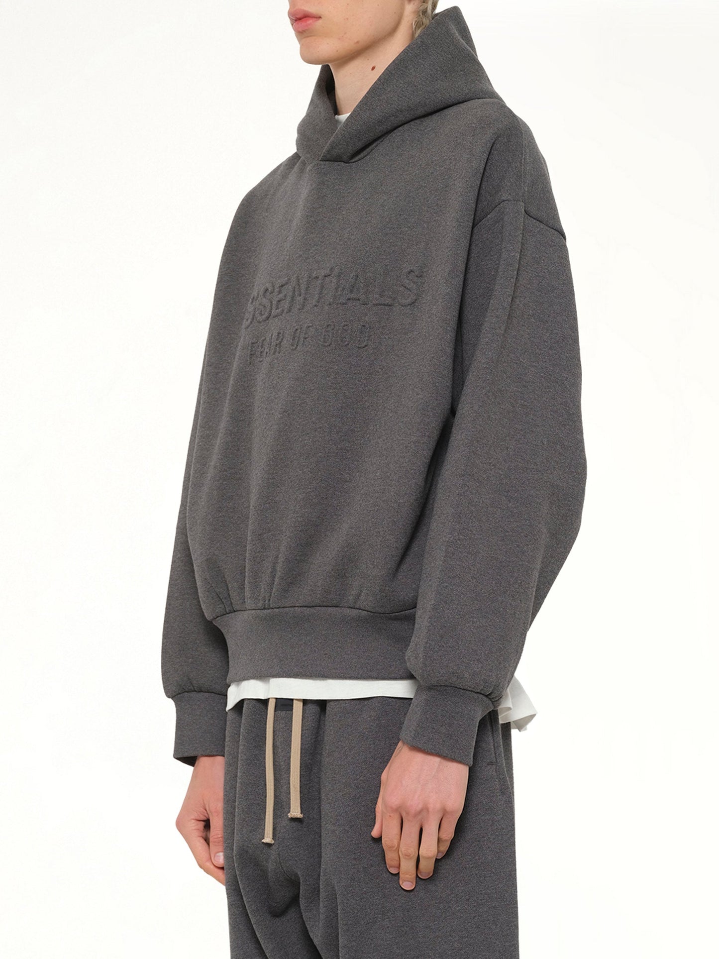 FEAR OF GOD ESSENTIALS Classic Hoodie (Charcoal Heather)