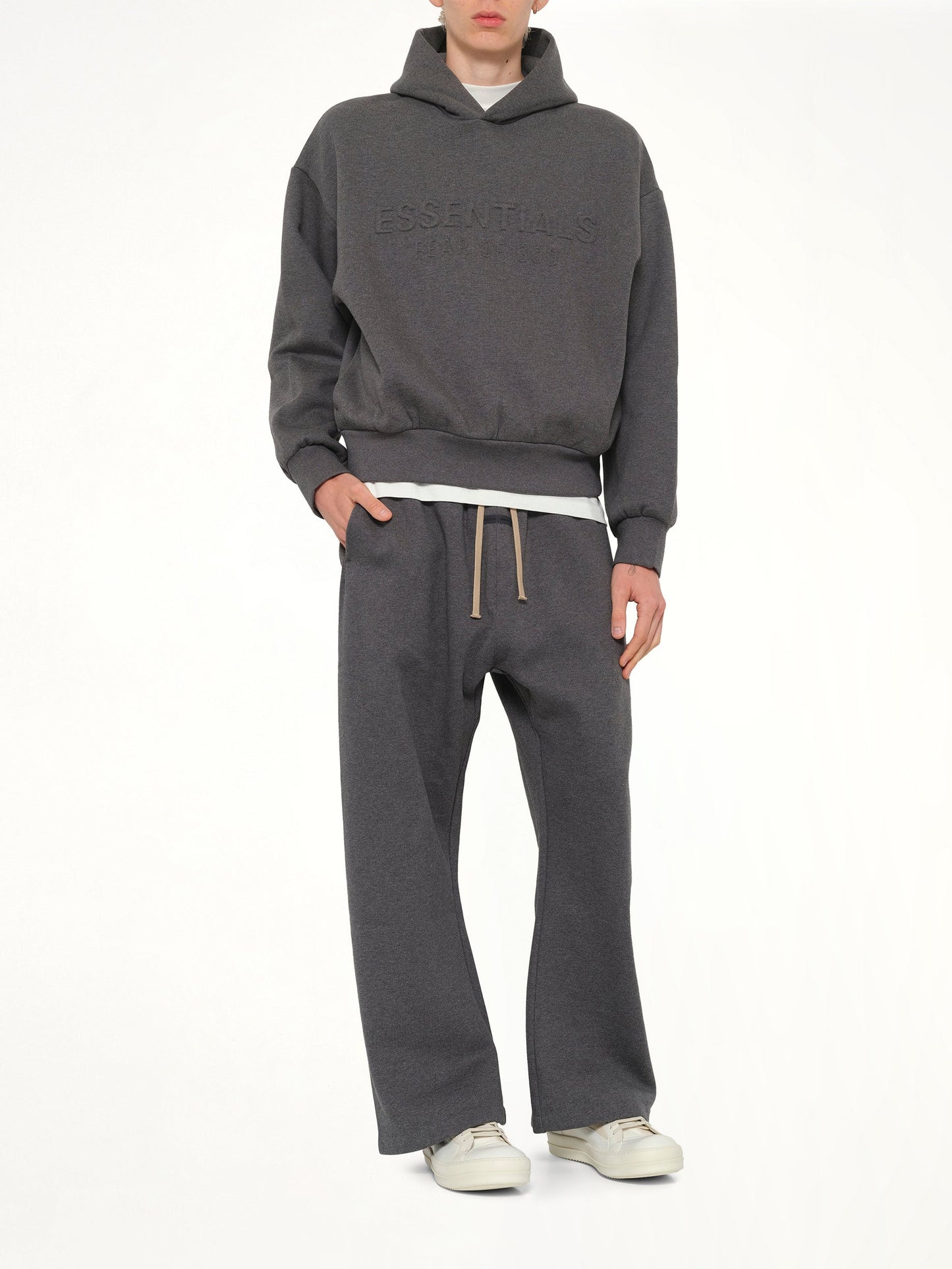 FEAR OF GOD ESSENTIALS Classic Hoodie (Charcoal Heather)