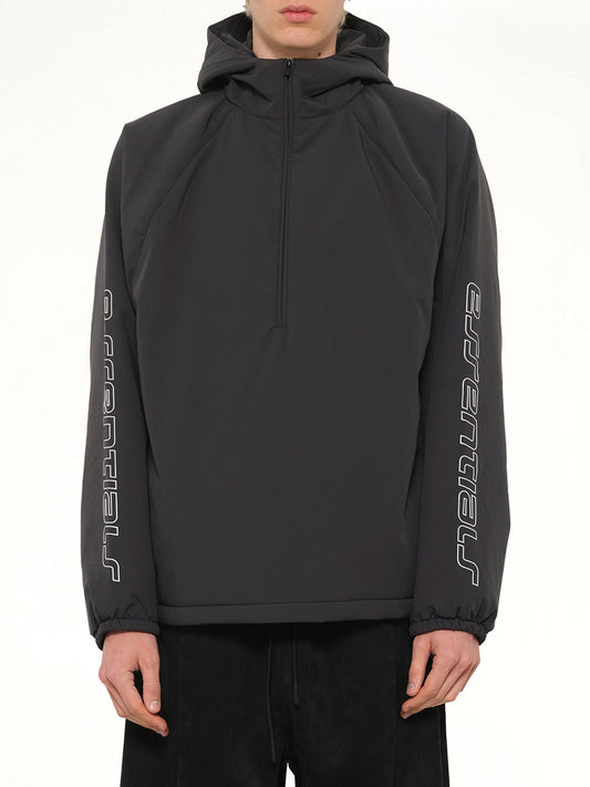 Image of Coats & Jackets. Product name - Half Zip Anorak in Black colour by brand - FEAR OF GOD ESSENTIALS