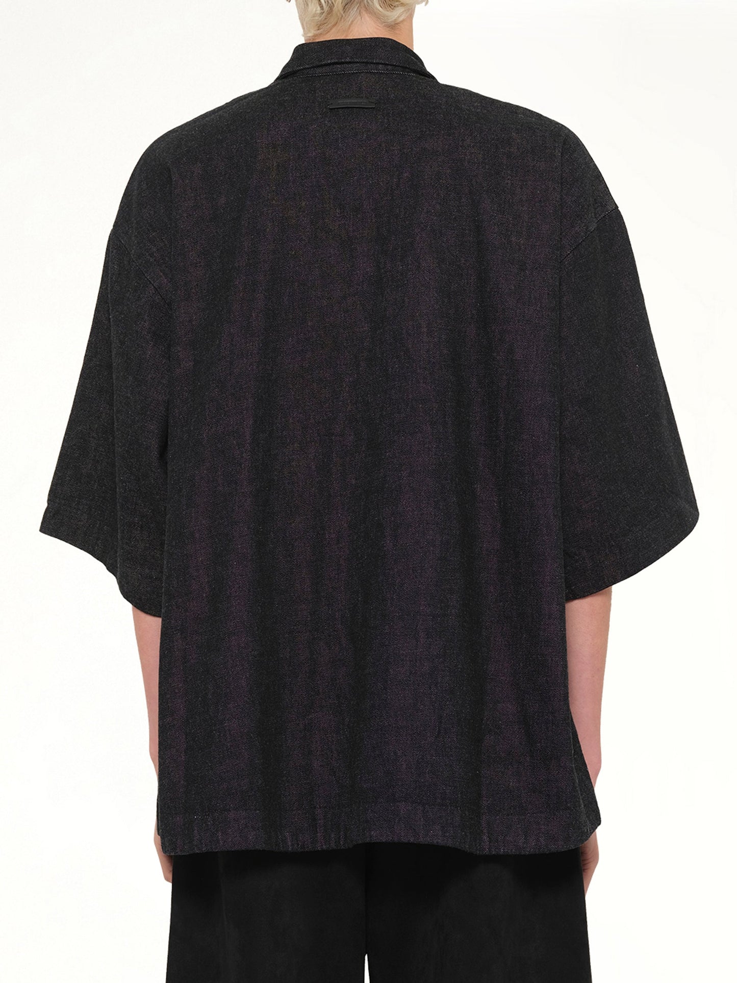 FEAR OF GOD ESSENTIALS Full Zip Work Shirt (Black)
