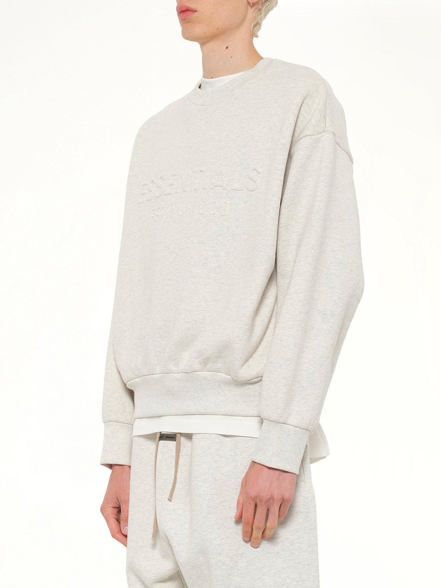 FEAR OF GOD ESSENTIALS Classic Crewneck Sweatshirt (Beige)