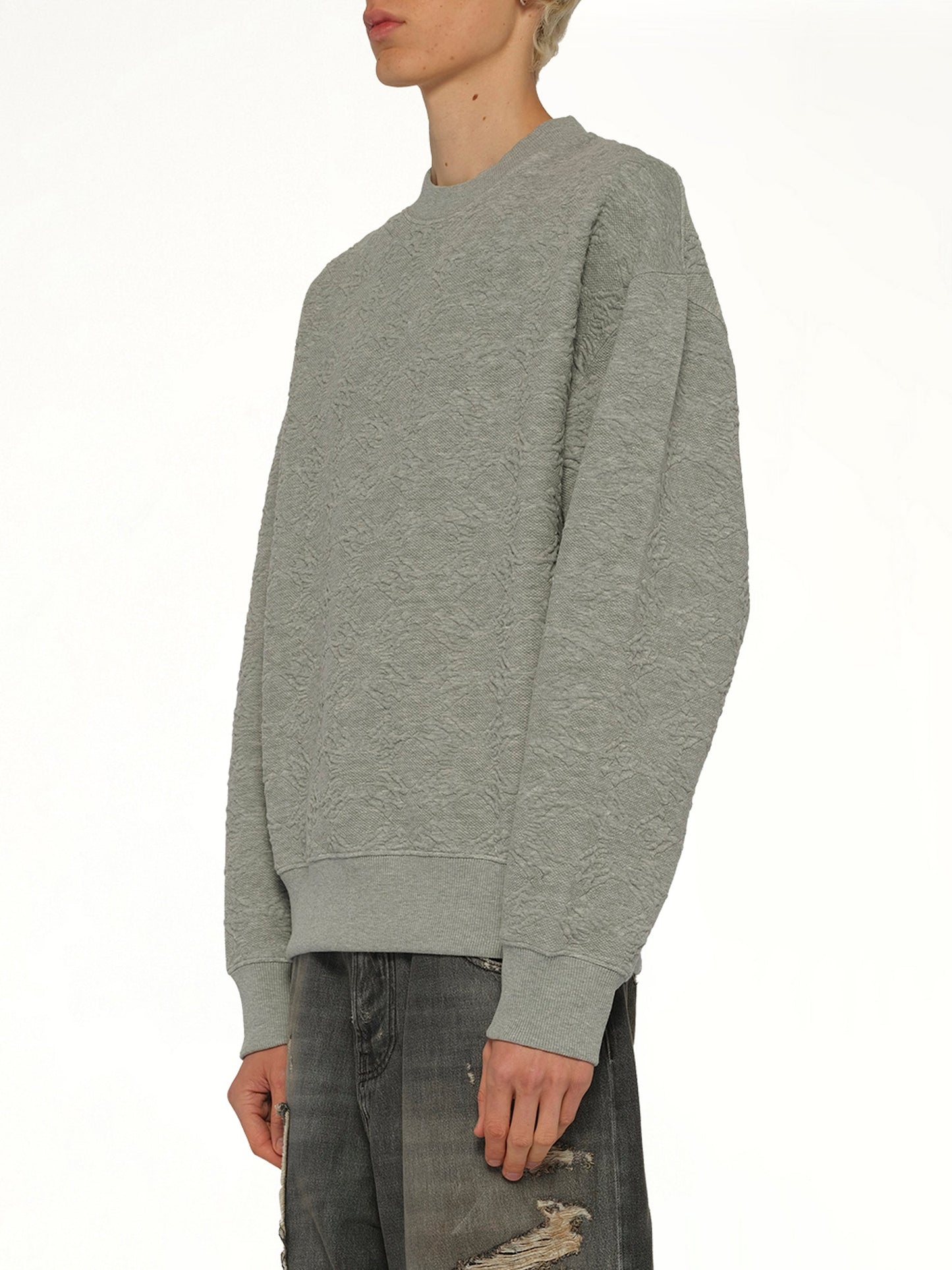 AMIRI MA Quad Oversized Sweatshirt (Grey)