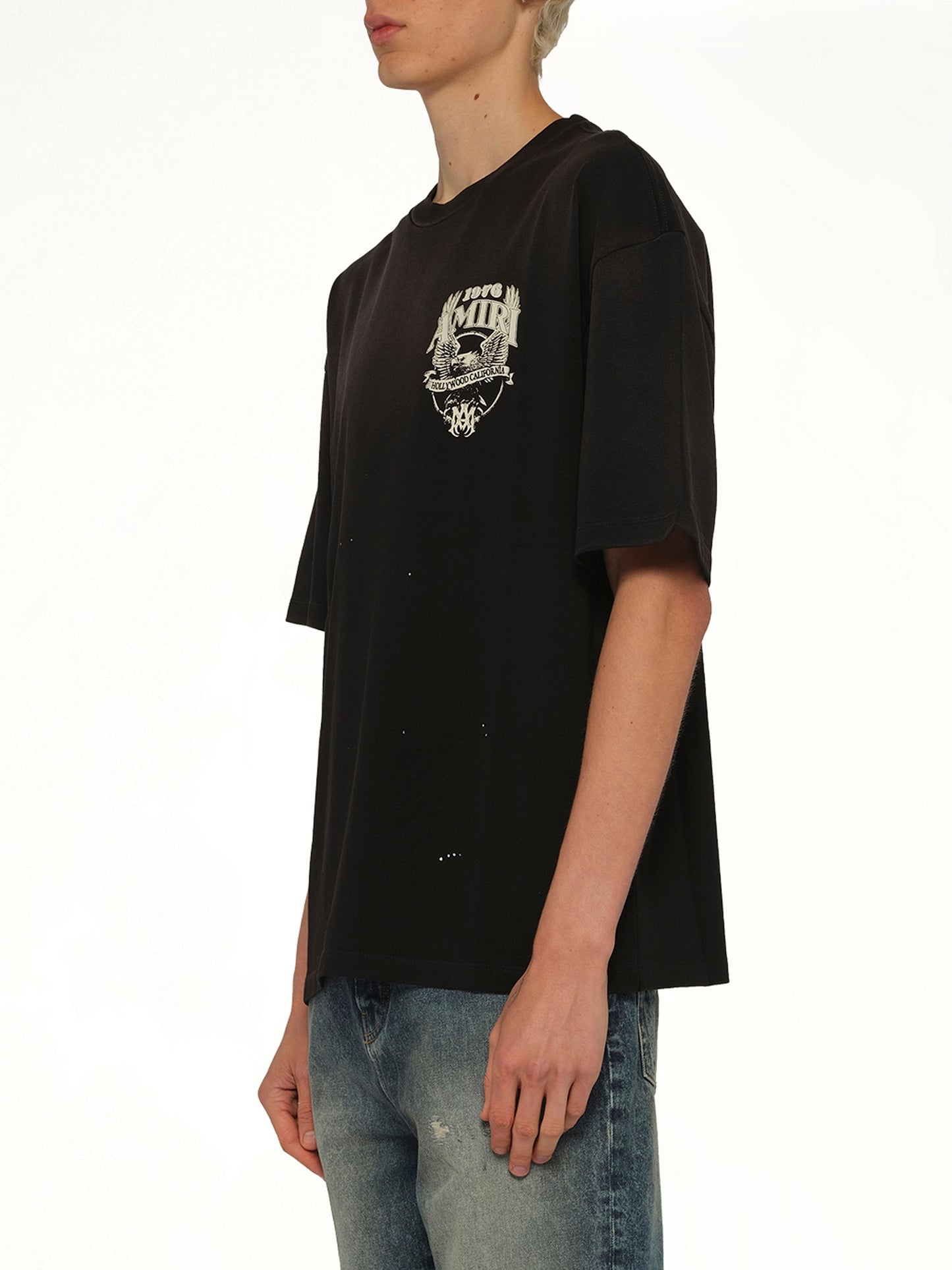 Amiri Eagle Oversized T-Shirt (Black)
