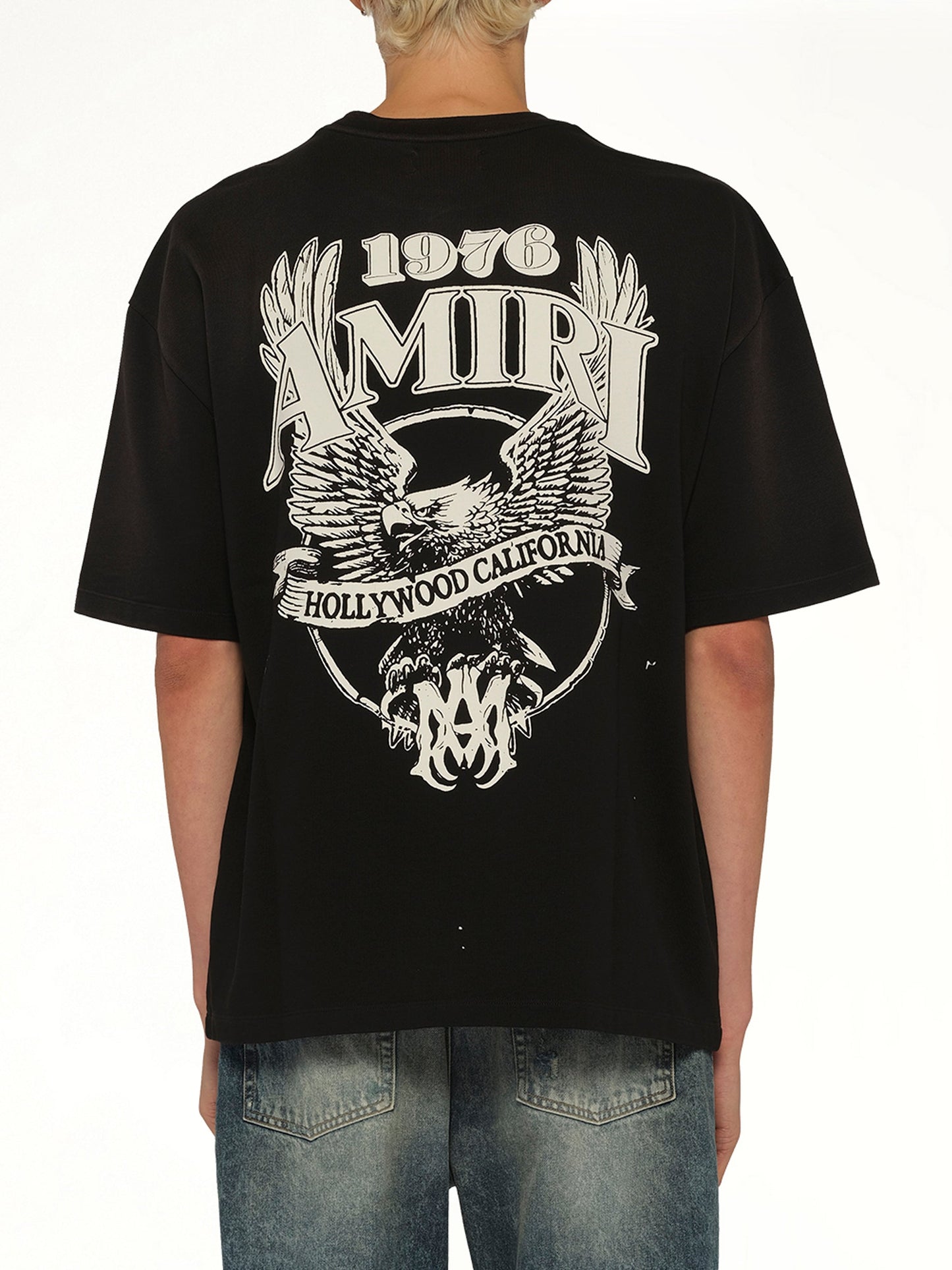 Amiri Eagle Oversized T-Shirt (Black)