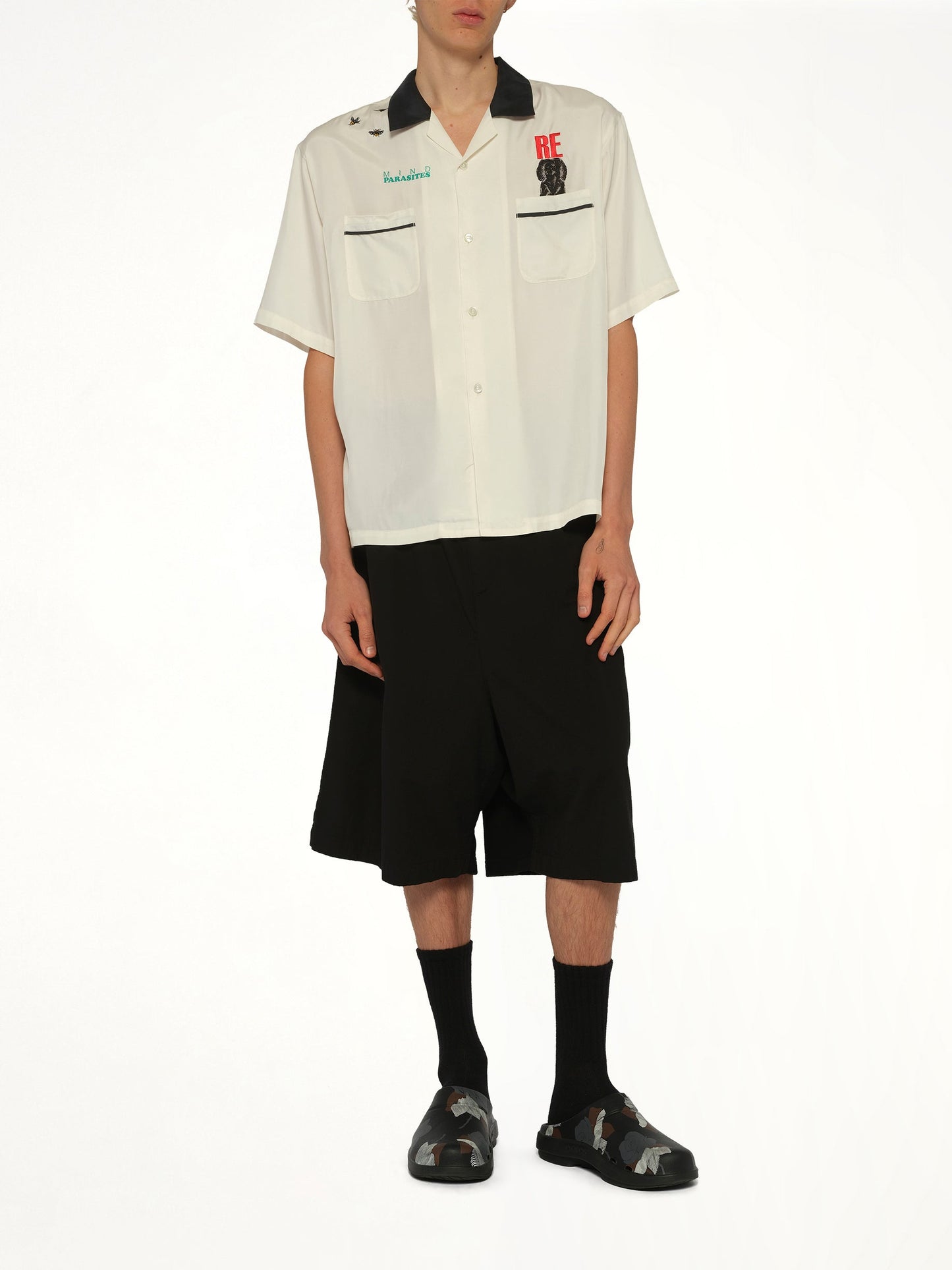 UNDERCOVER Mind Parasite SS Shirt (White)