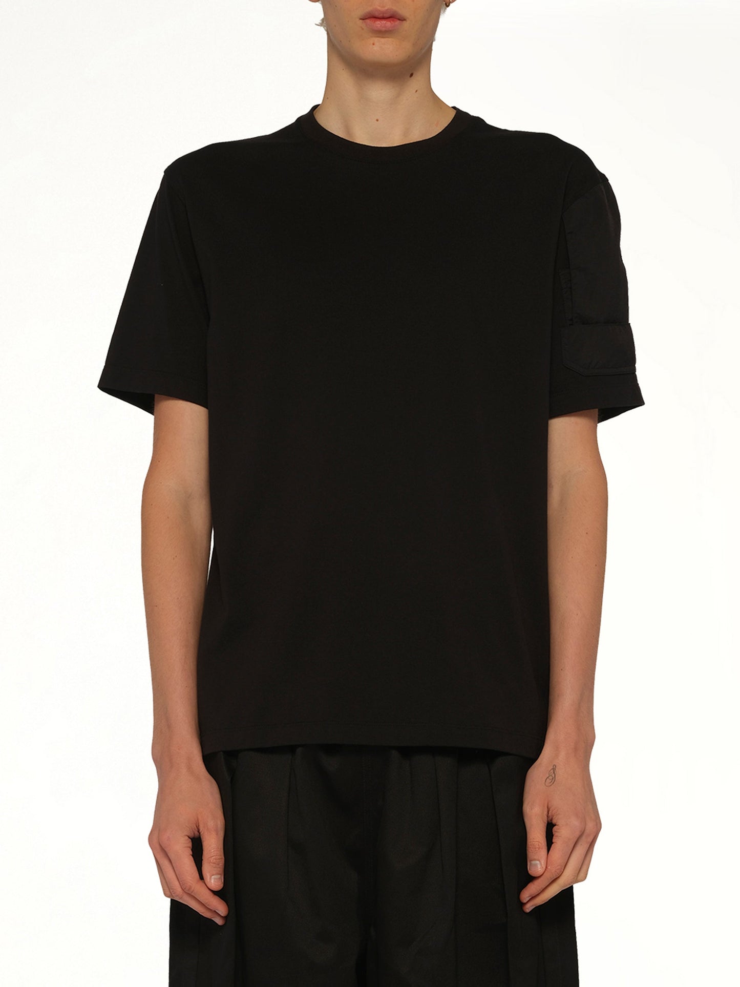Image of T-Shirts. Product name - Utility T-Shirt in Black colour by brand - Y-3