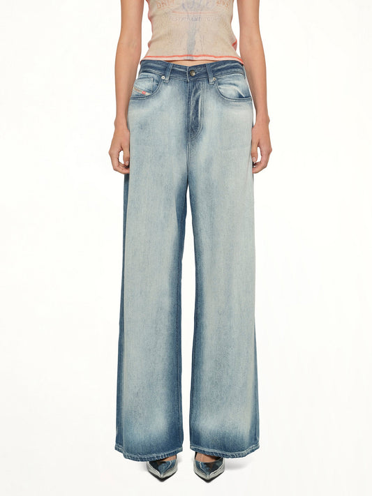 Image of Jeans. Product name - 1996 D-SIRE-FSI1 Jeans in Blue colour by brand - DIESEL