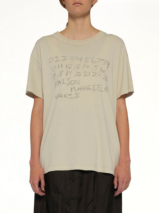 Image of T-Shirts. Product name - Ring Spun T-Shirt in Juta colour by brand - MAISON MARGIELA