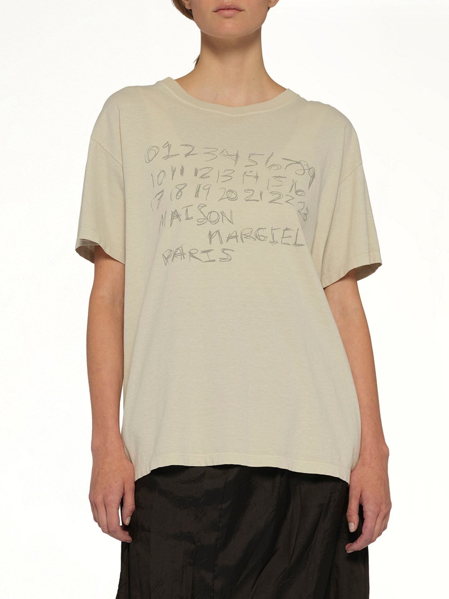 MAISON MARGIELA Ring Spun T-Shirt (Juta)