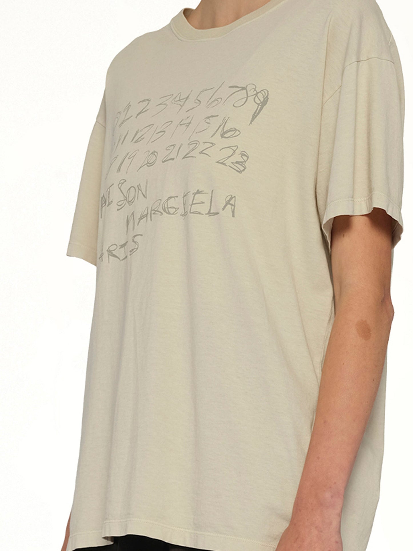 MAISON MARGIELA Ring Spun T-Shirt (Juta)