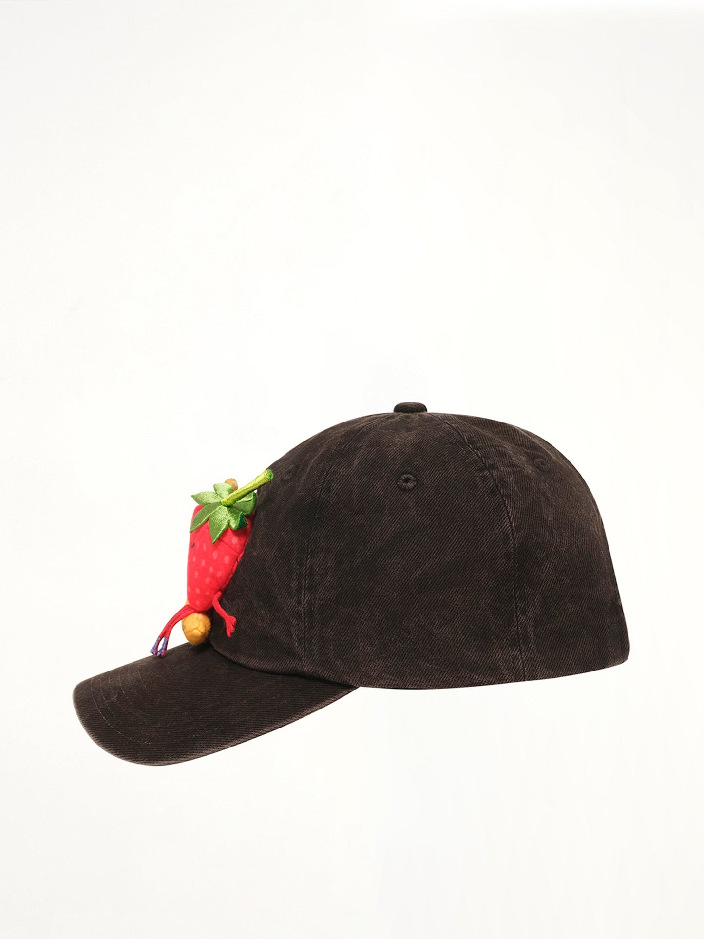 DOUBLET Mud-Dyed Cap With SHFU (Brown)
