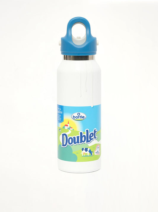 Image of Decor. Product name - Fridge Style Water Bottle/Small in White colour by brand - DOUBLET