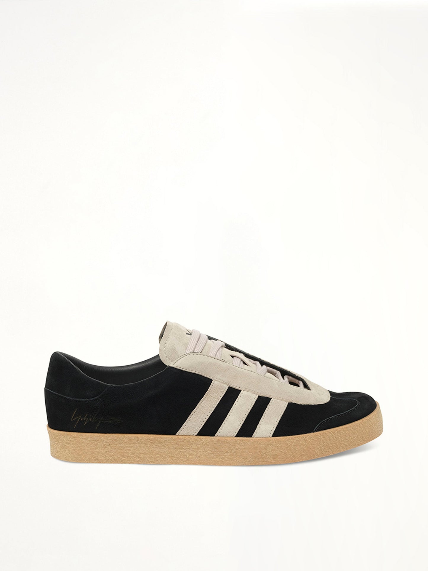 Image of Sneakers. Product name - Y-3 Gazelle in Black colour by brand - Y-3
