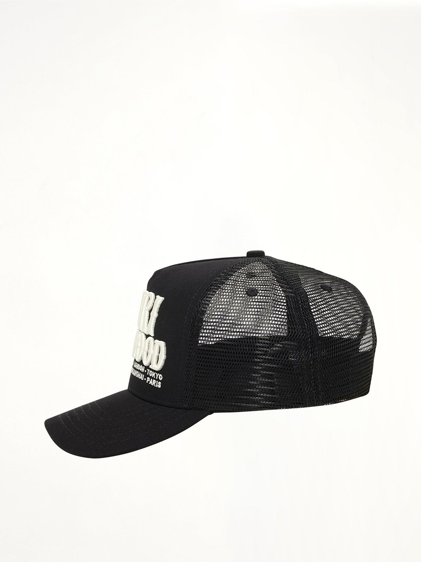 Amiri Hollywood Trucker Hat (Black)