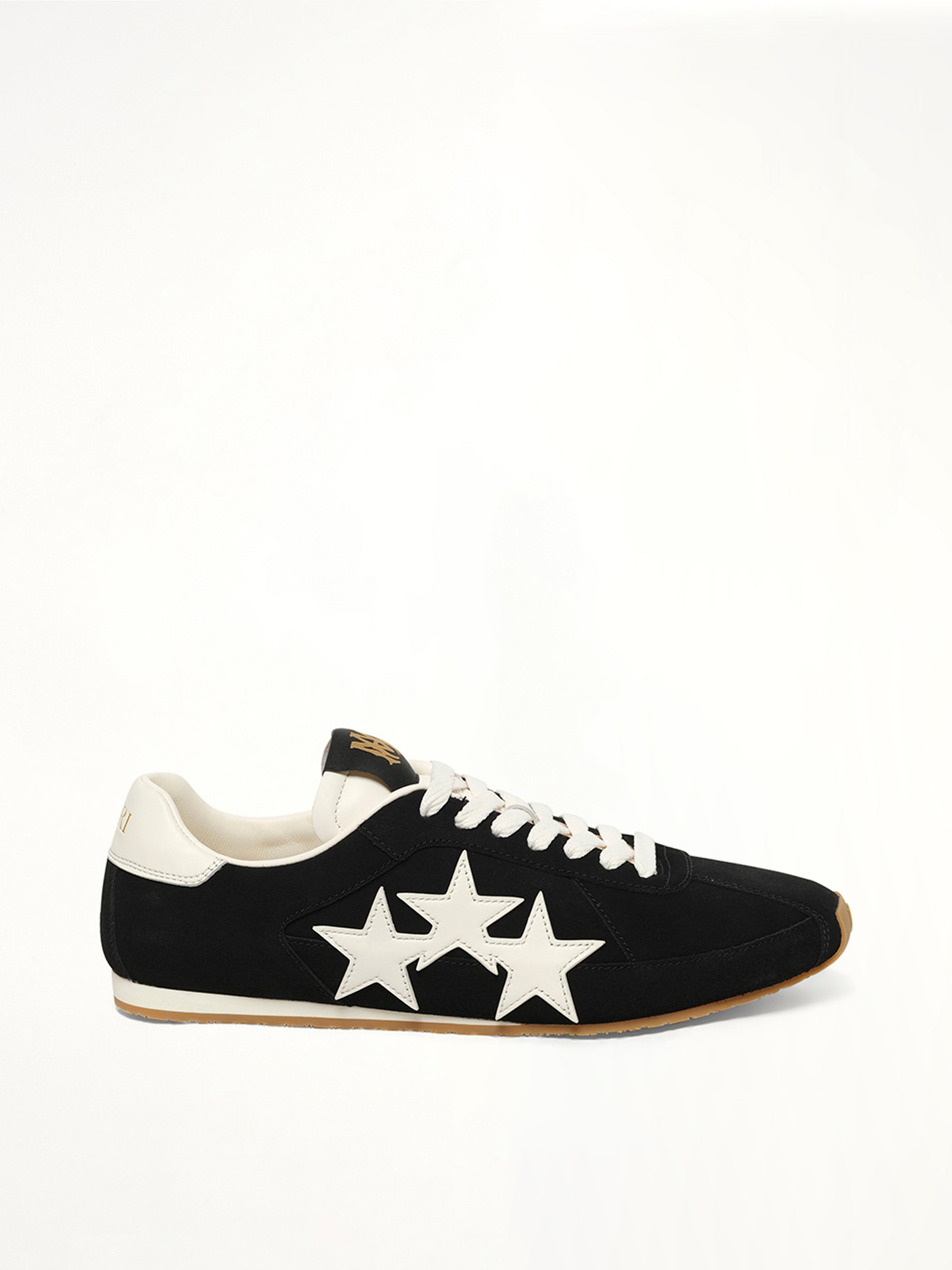 Image of Sneakers. Product name - Pacific Flat in Black colour by brand - AMIRI