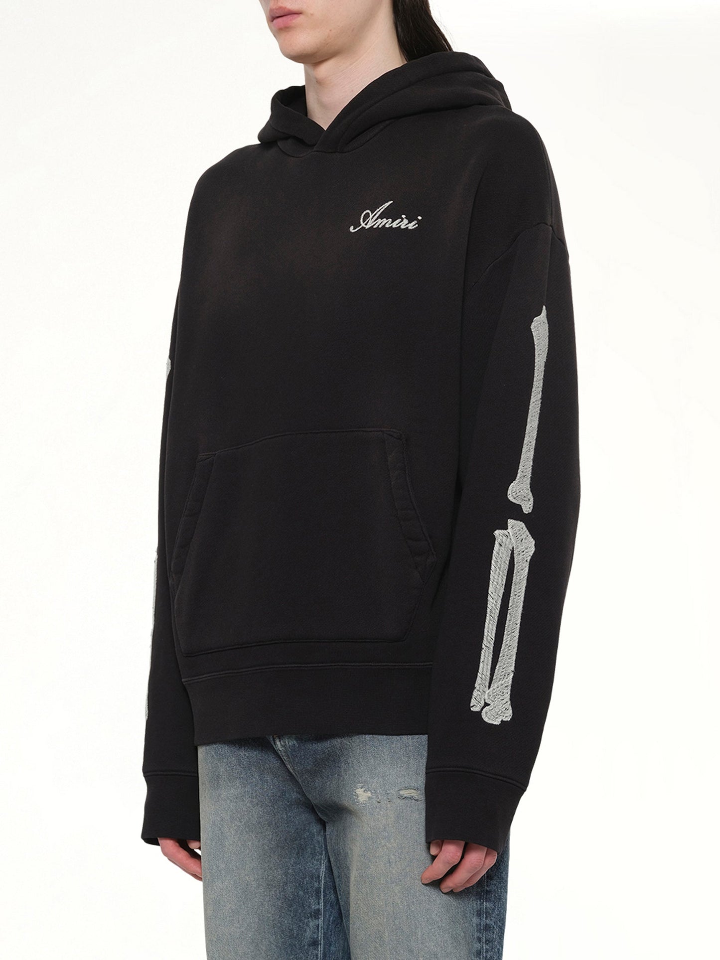 AMIRI Bones Oversized Hoodie (Black)