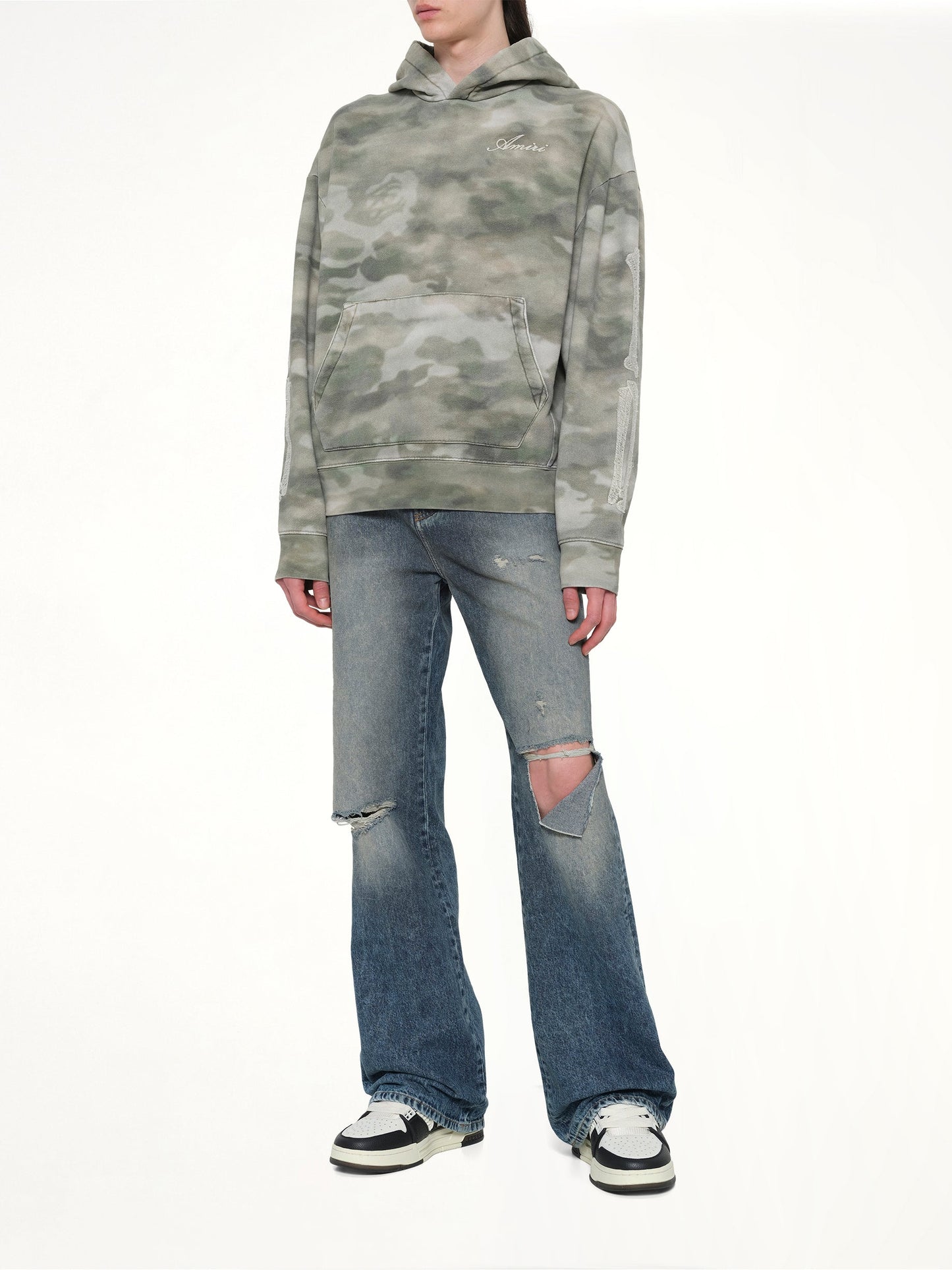 AMIRI Bones Oversized Hoodie (Camo)