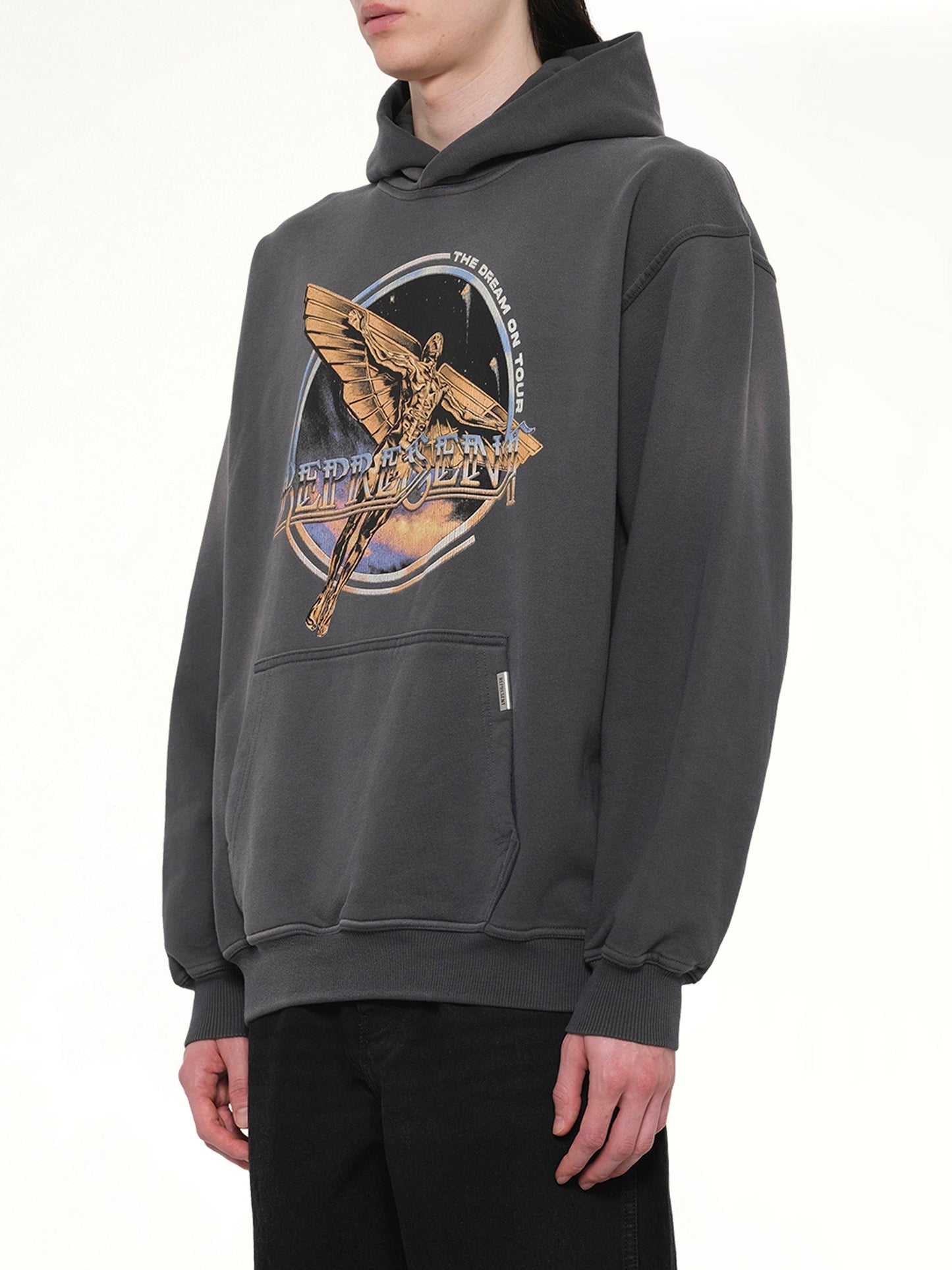 REPRESENT Golden Tour Hoodie (Grey)