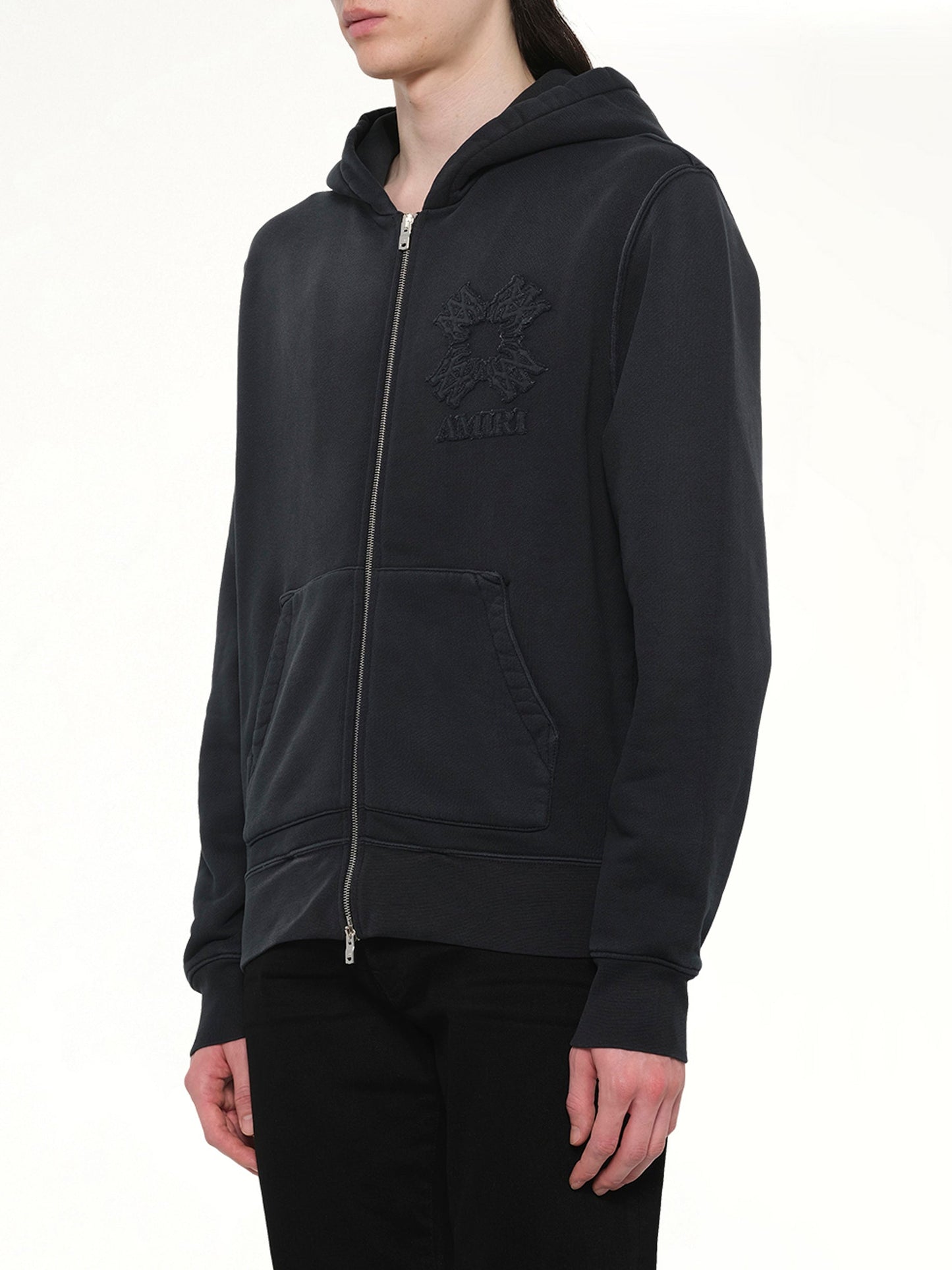AMIRI MA Quad Zip Hoodie (Black)