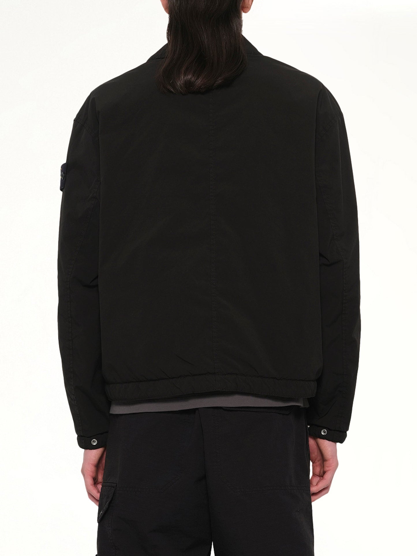STONE ISLAND Q10001 Light Outerwear Jacket (Black)