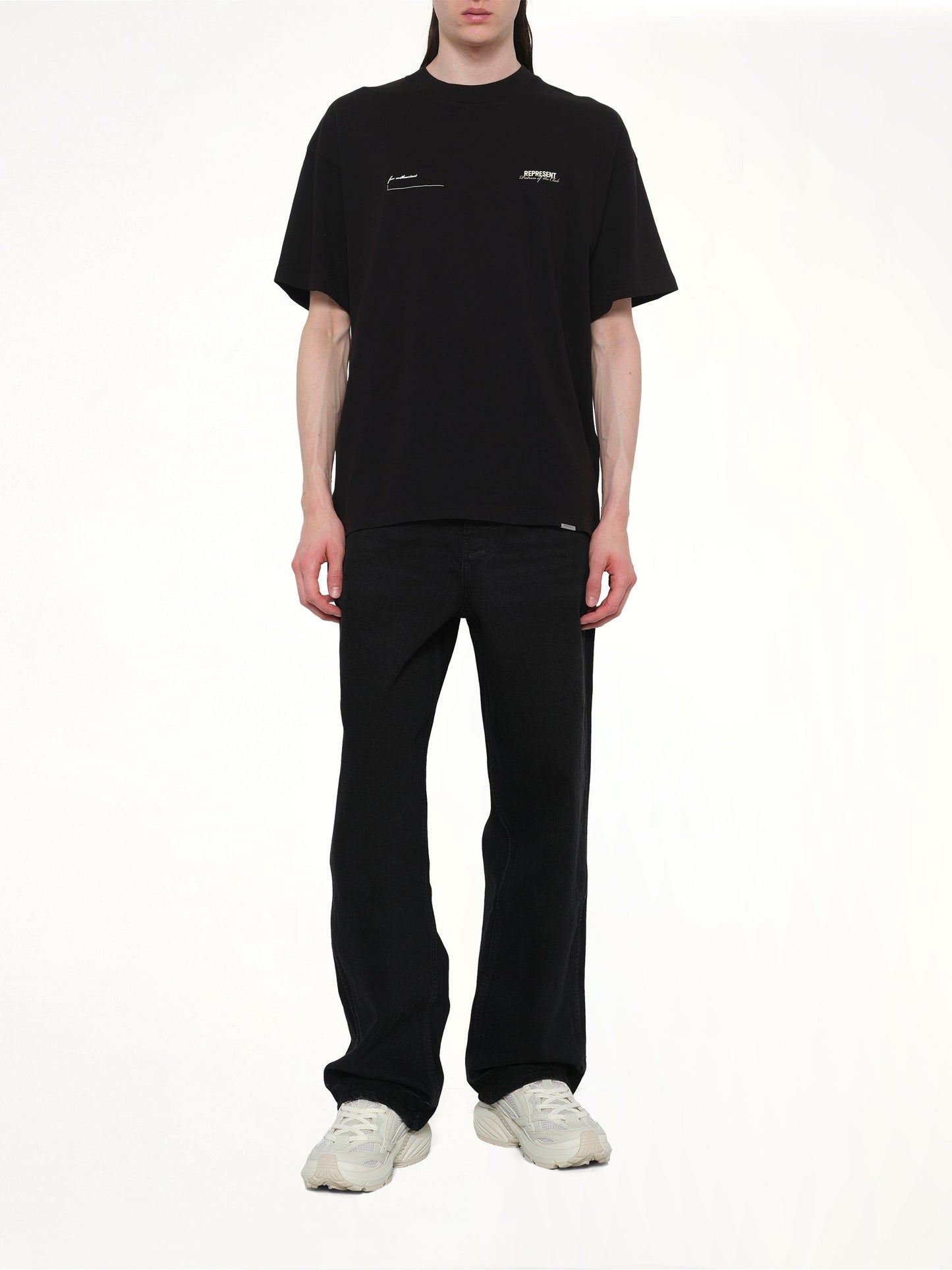 REPRESENT R3 Baggy Denim Jeans (Black)
