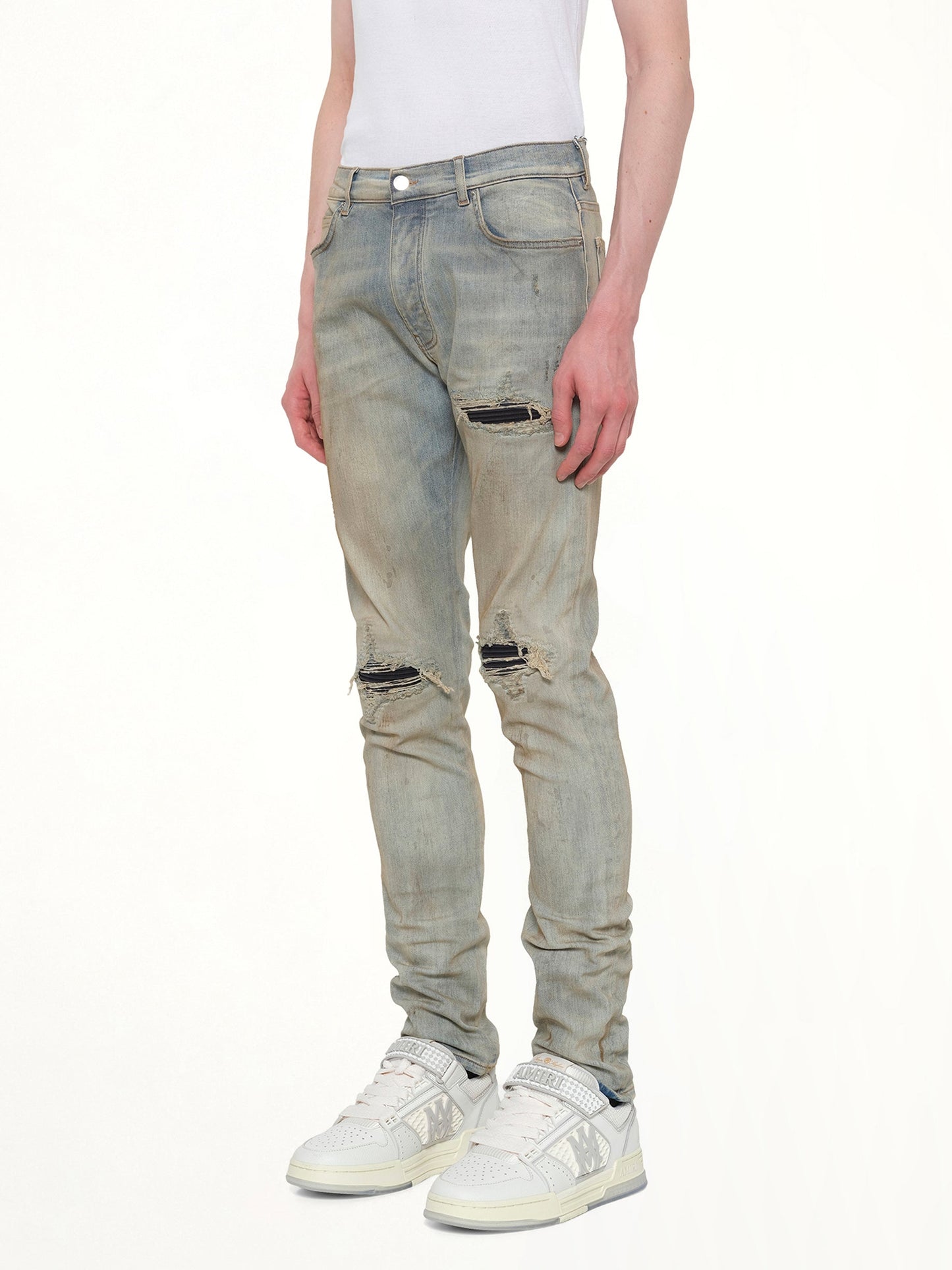 AMIRI Suede MX1 Jeans (Blue)