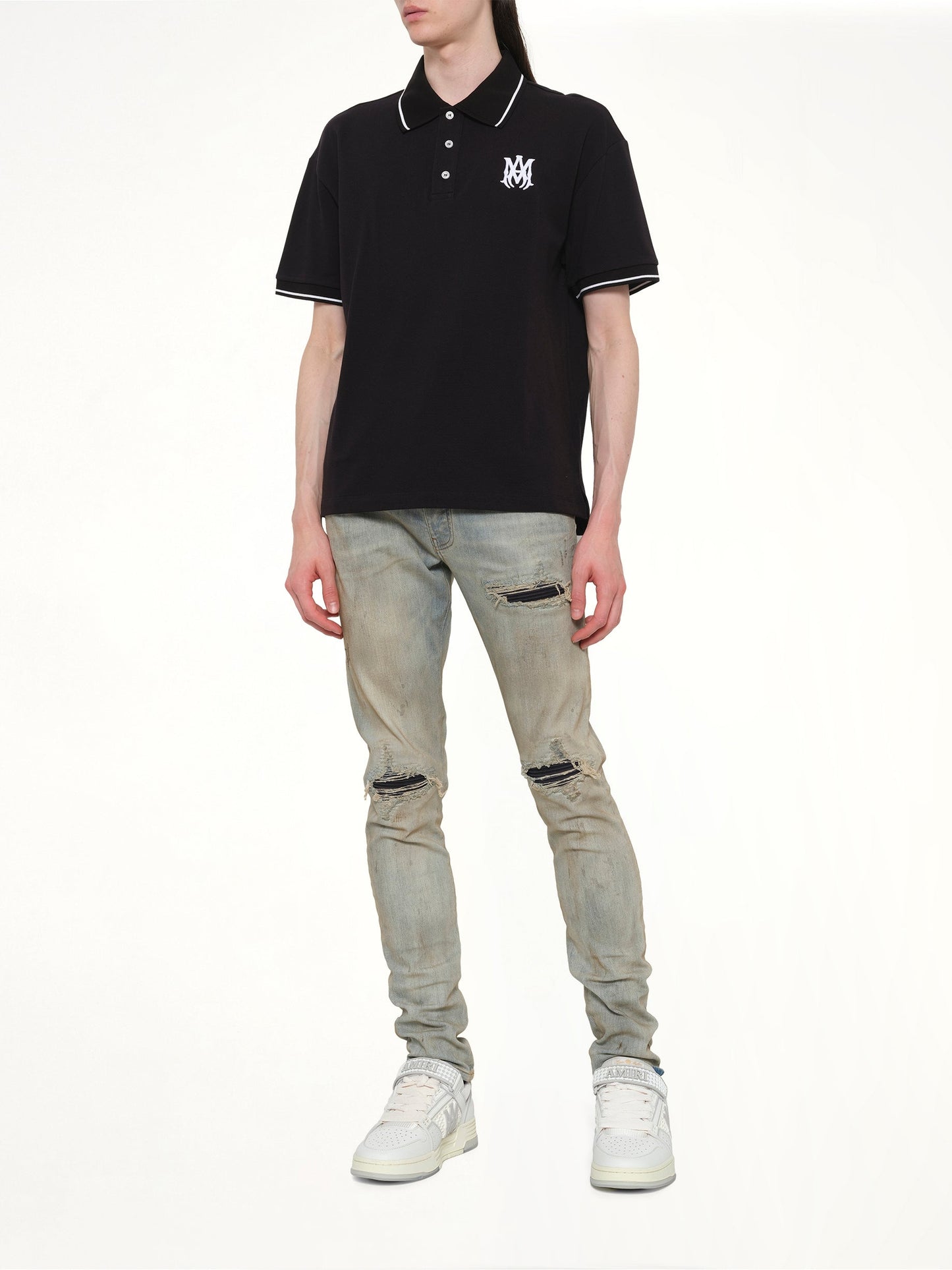 AMIRI Suede MX1 Jeans (Blue)