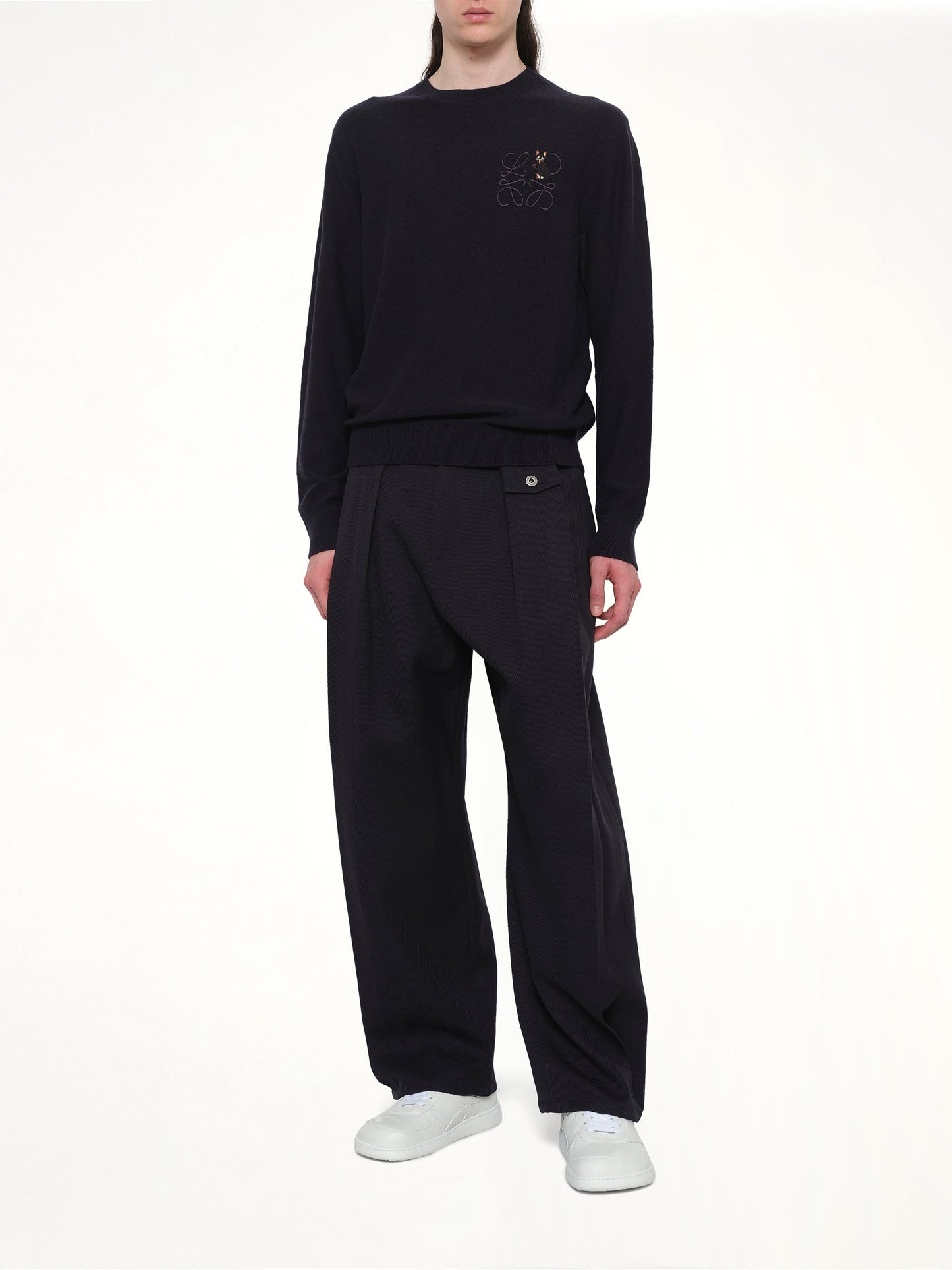 LOEWE Louis Wain Knit Sweater (Navy)