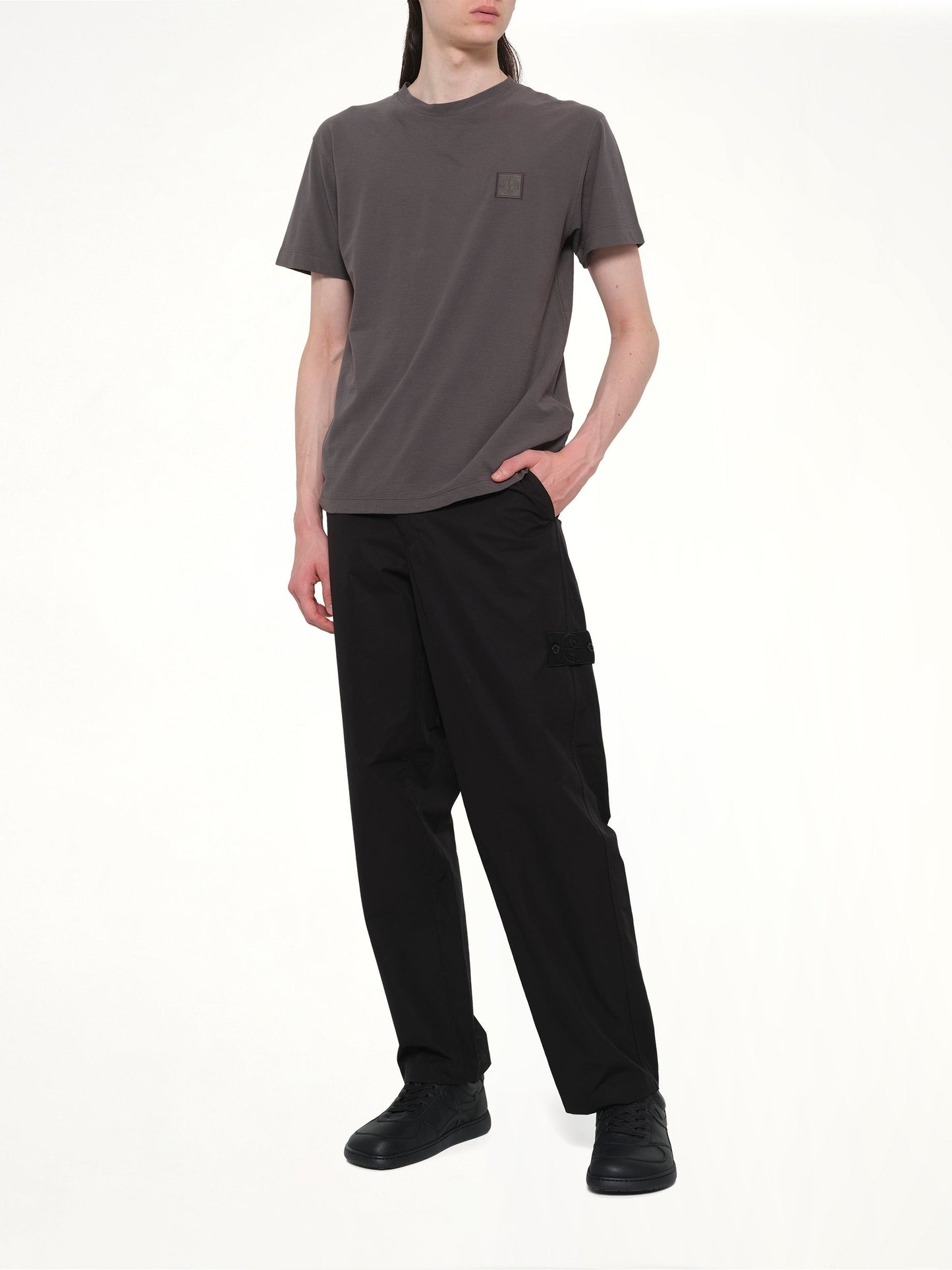 STONE ISLAND 310004 Weatherproof Trousers (Black)