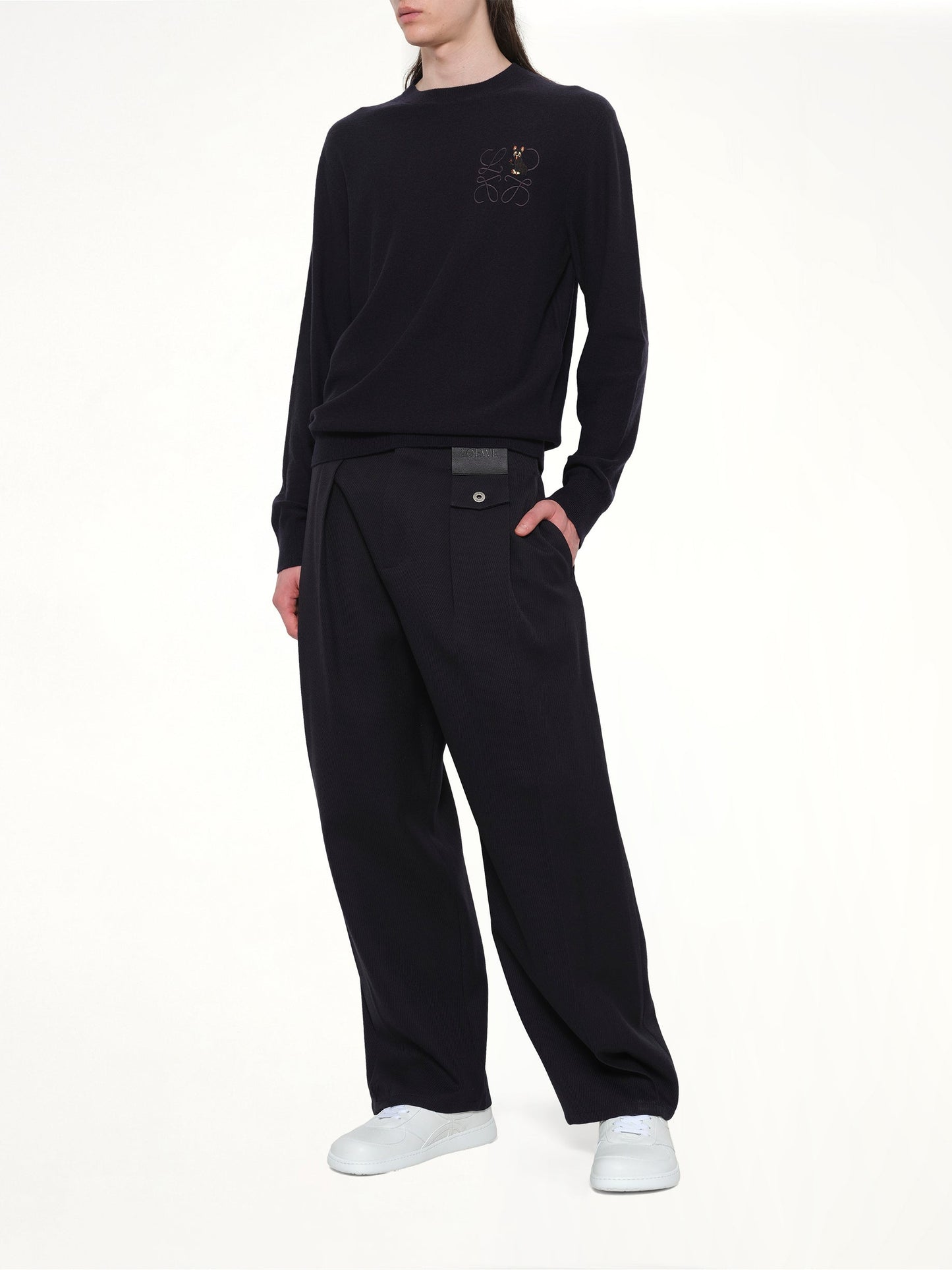 LOEWE Belted Trouser AF (Navy)