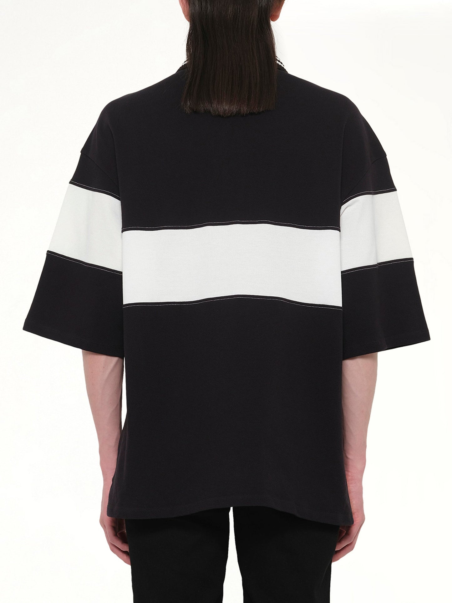 Amiri Sport Oversized Polo (Black)