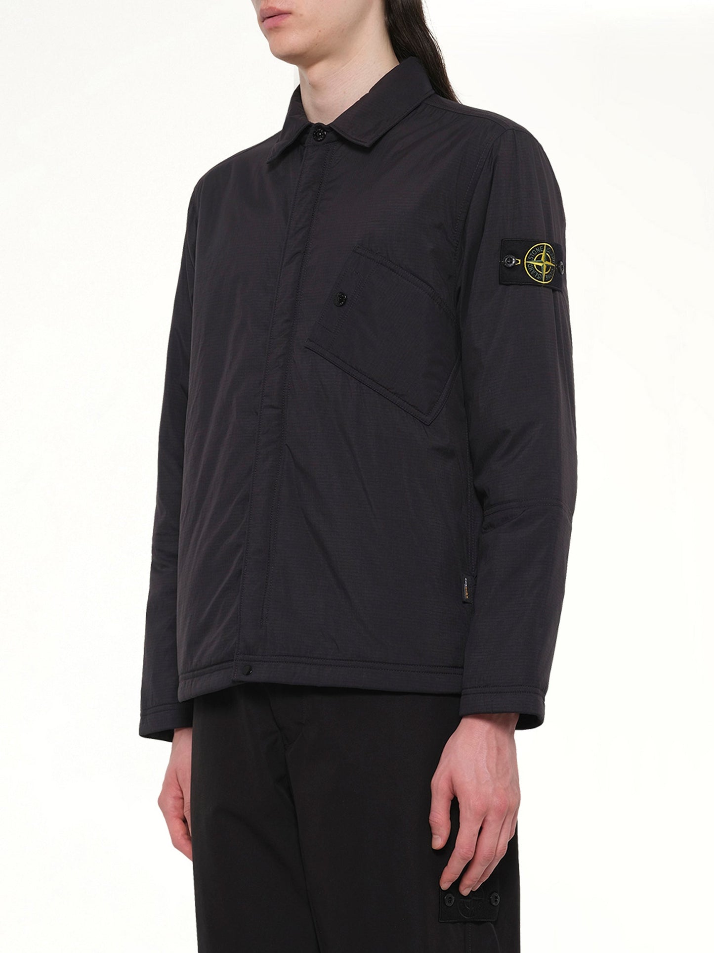 STONE ISLAND 1200007 Overshirt (Black)