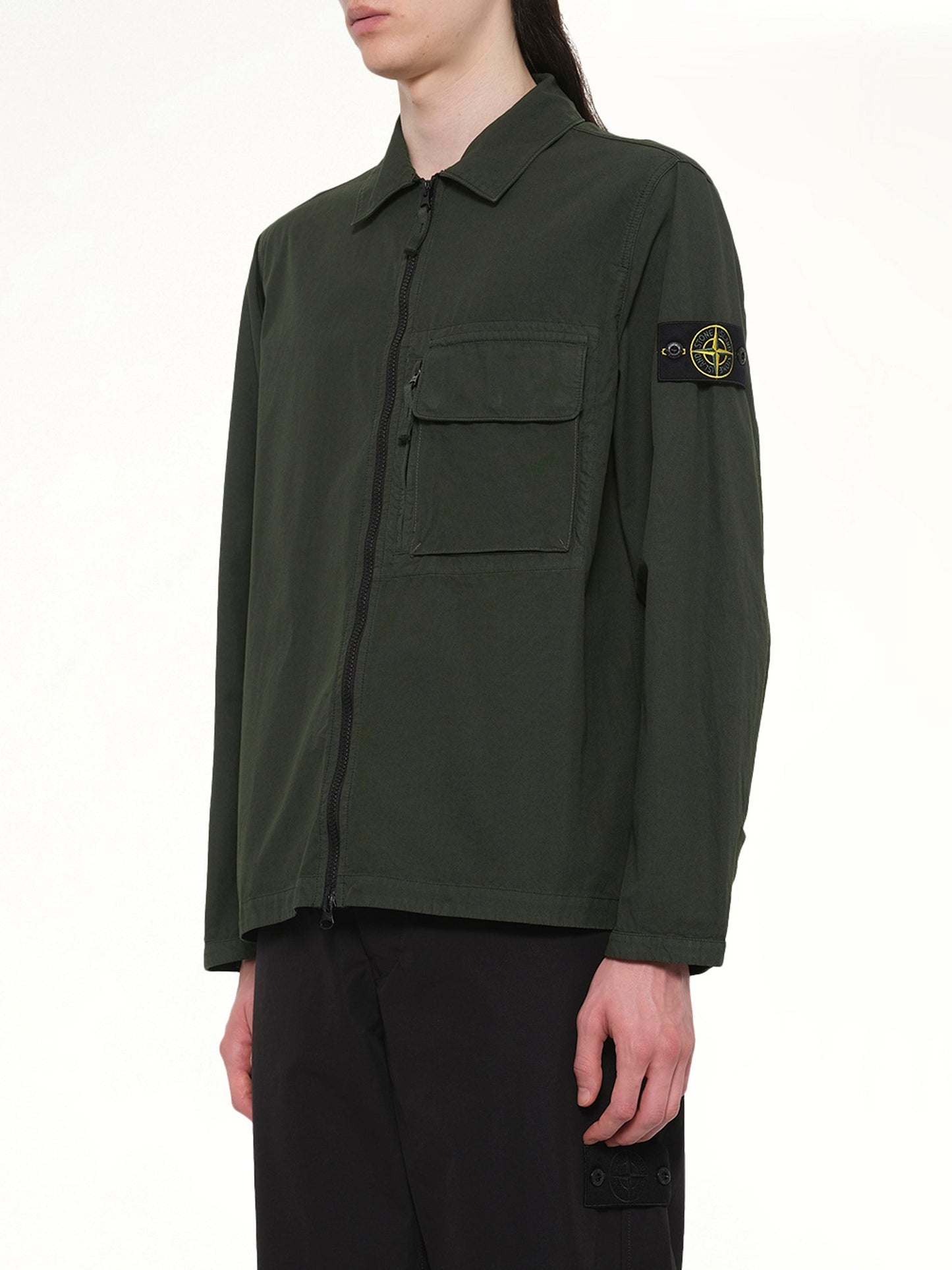 STONE ISLAND 120000 Overshirt (Juniper)