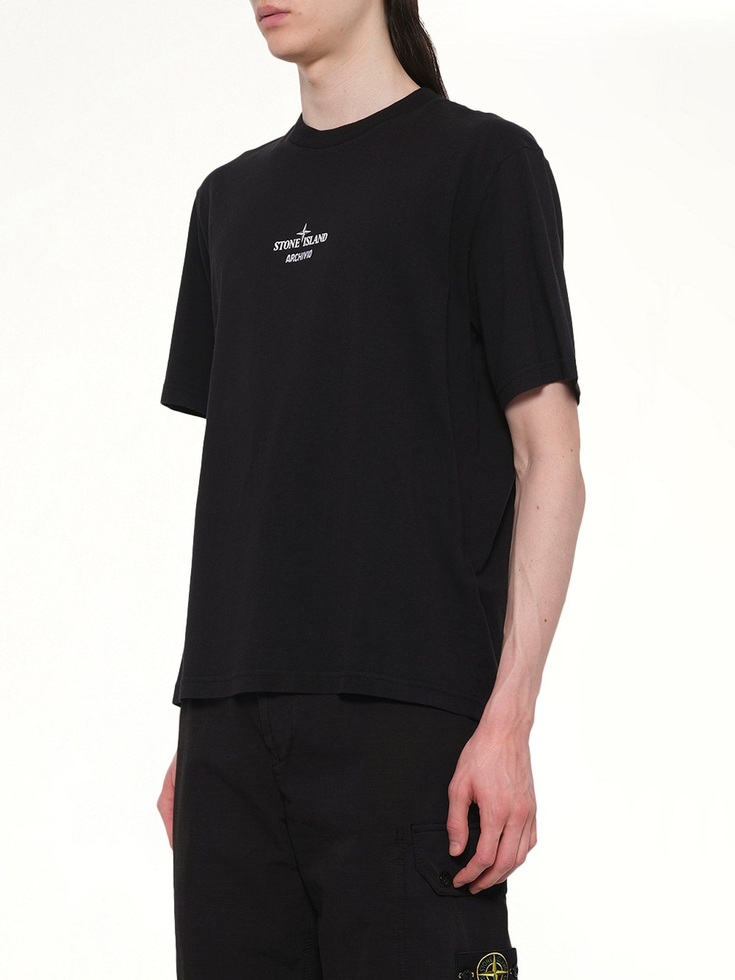 STONE ISLAND 210003 Archivo S/S T-Shirt (Black)