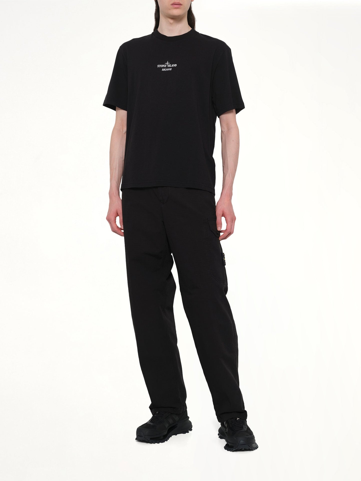 STONE ISLAND 210003 Archivo S/S T-Shirt (Black)