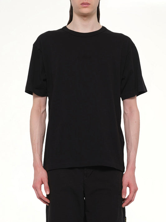 Image of T-Shirts. Product name - 210003 S/S T-Shirt in Black colour by brand - STONE ISLAND