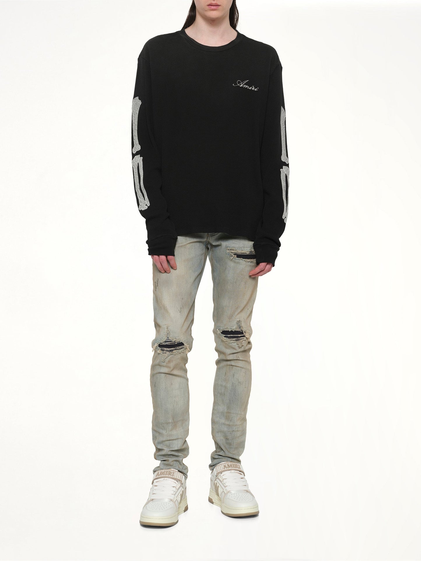 AMIRI Bones LS T-Shirt (Black)