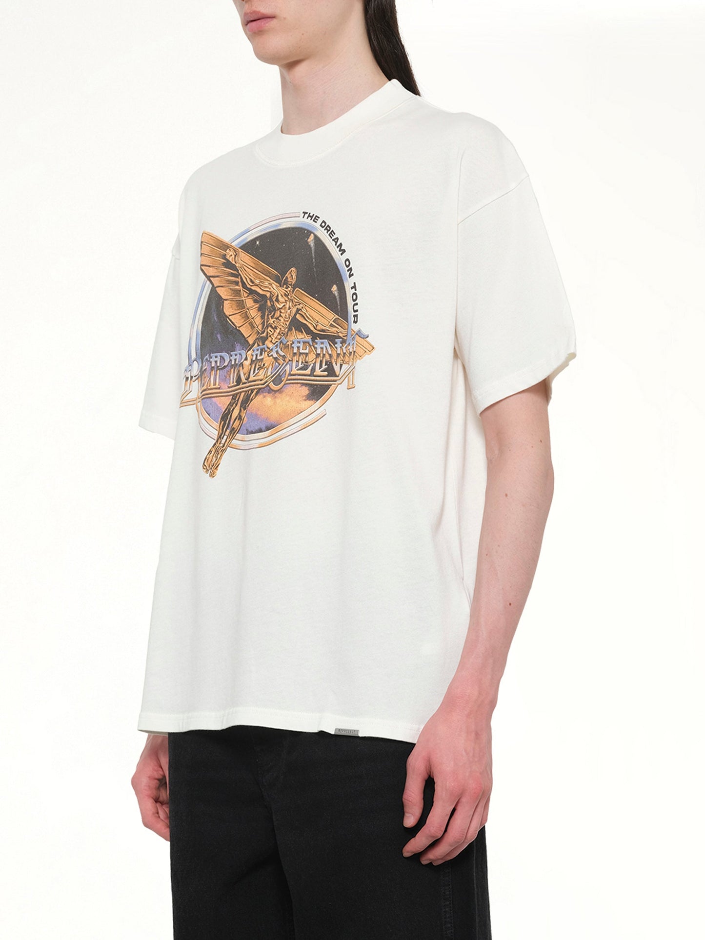 REPRESENT Golden Tour T-Shirt (White)